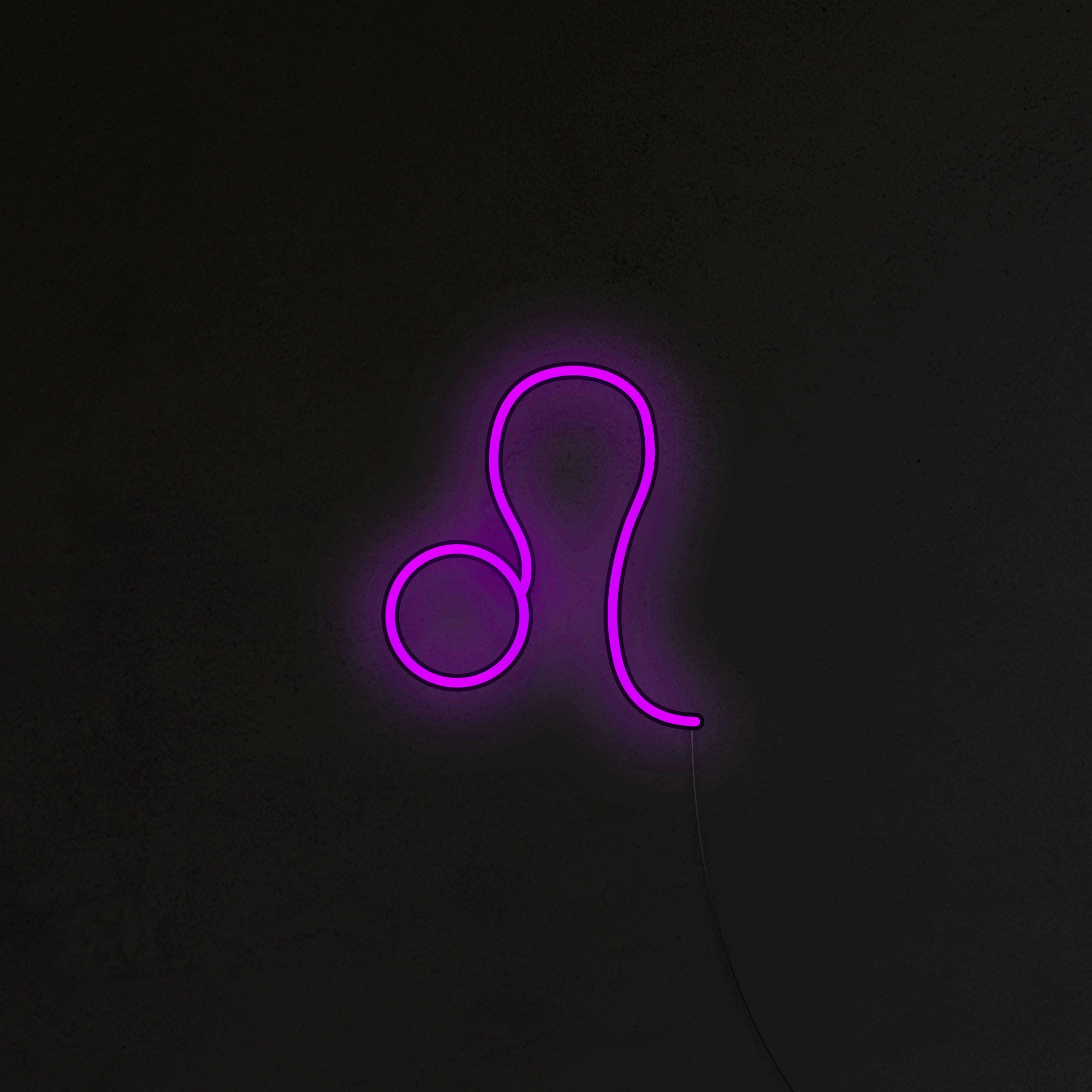 Znak Zodiaku Neon LED - Lew