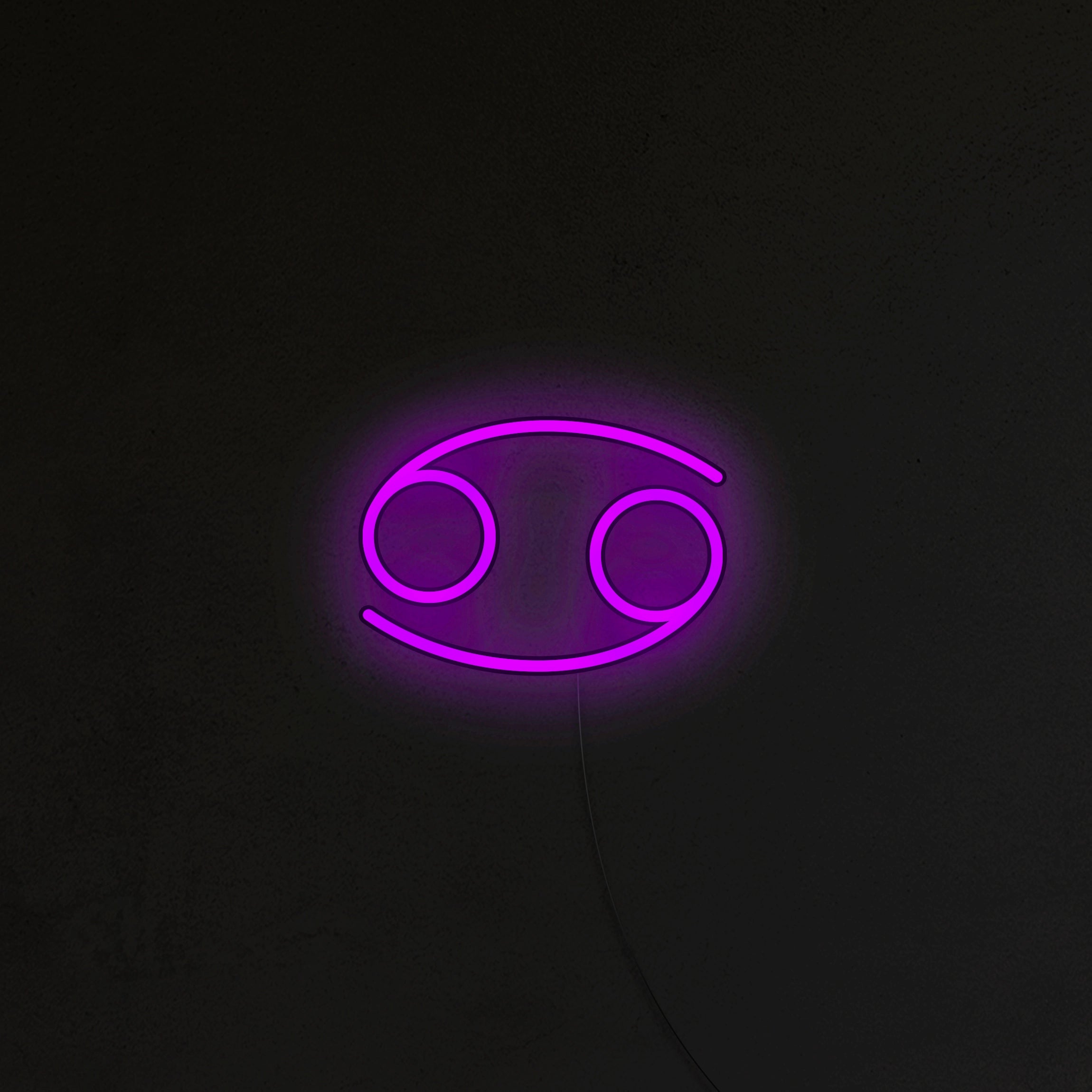 Znak Zodiaku Neon LED - Rak