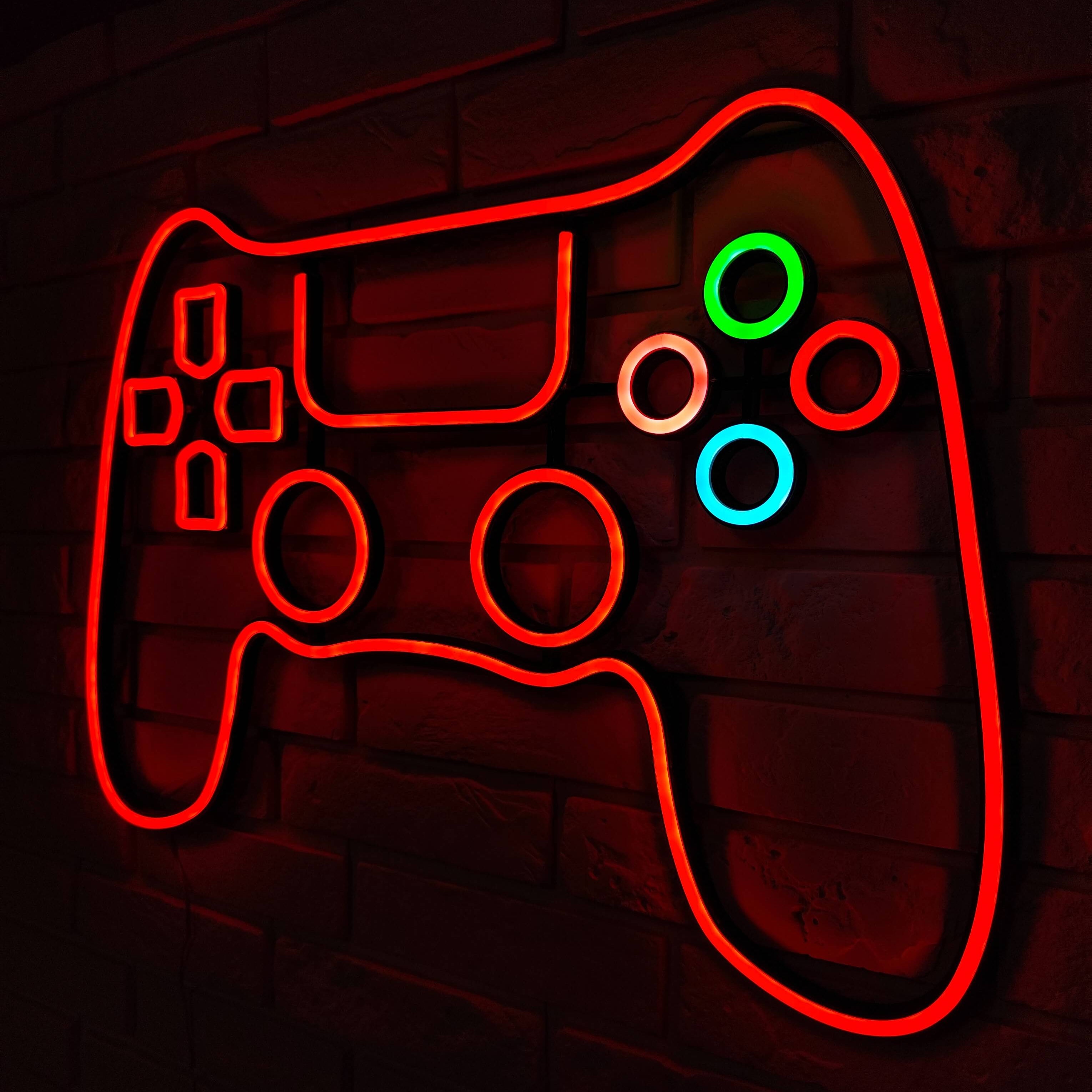 Kontroler do gier Neon LED