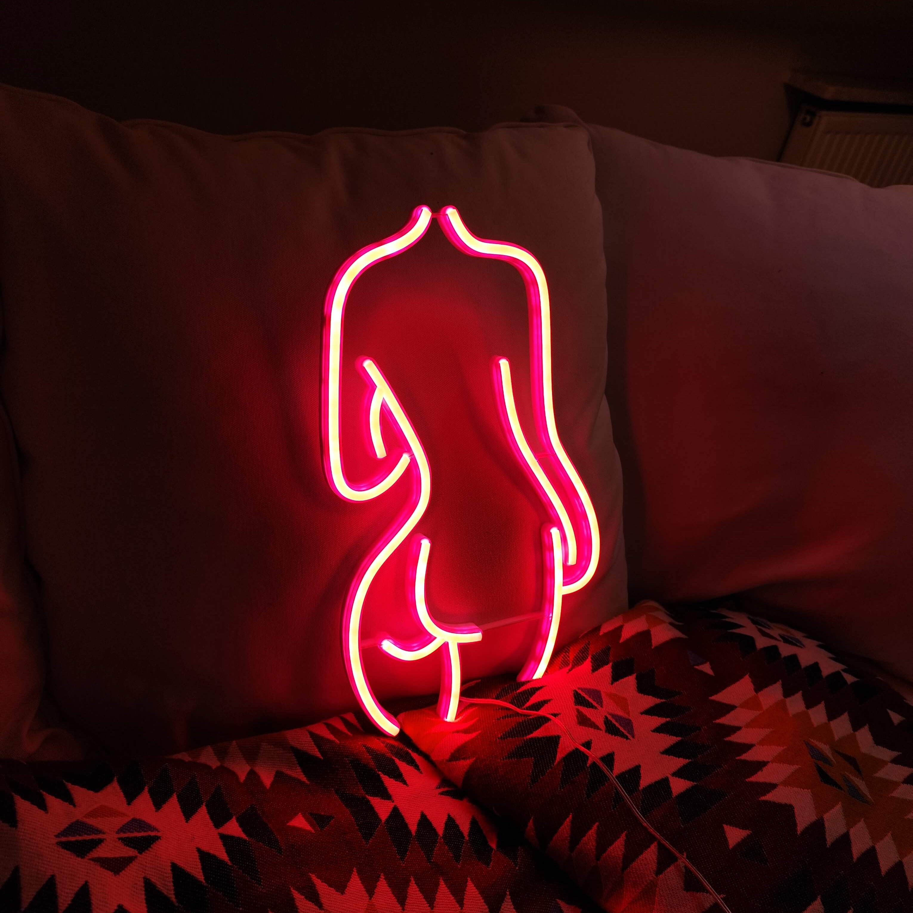 Kobieta Neon LED