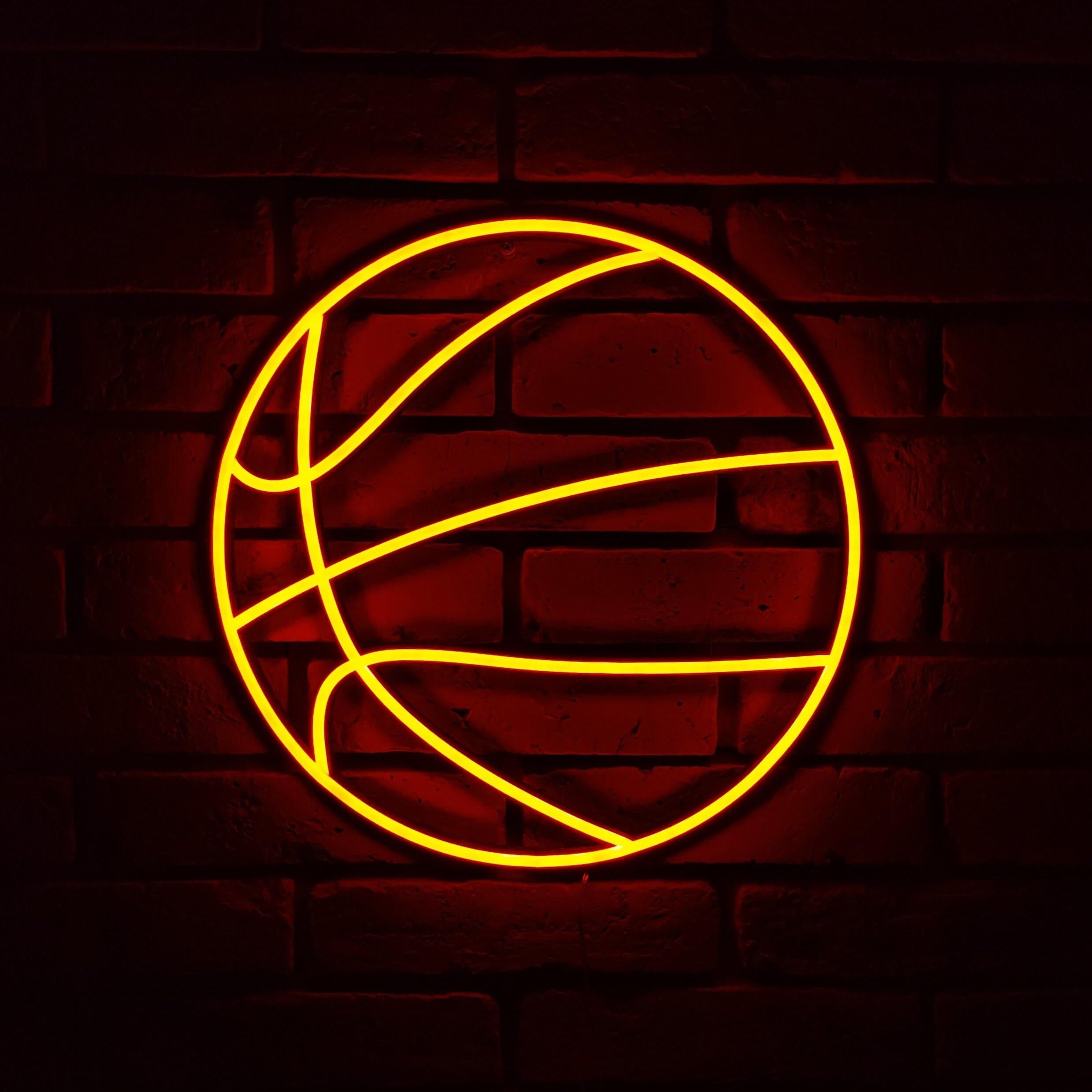 Koszykówka Piłka Neon LED
