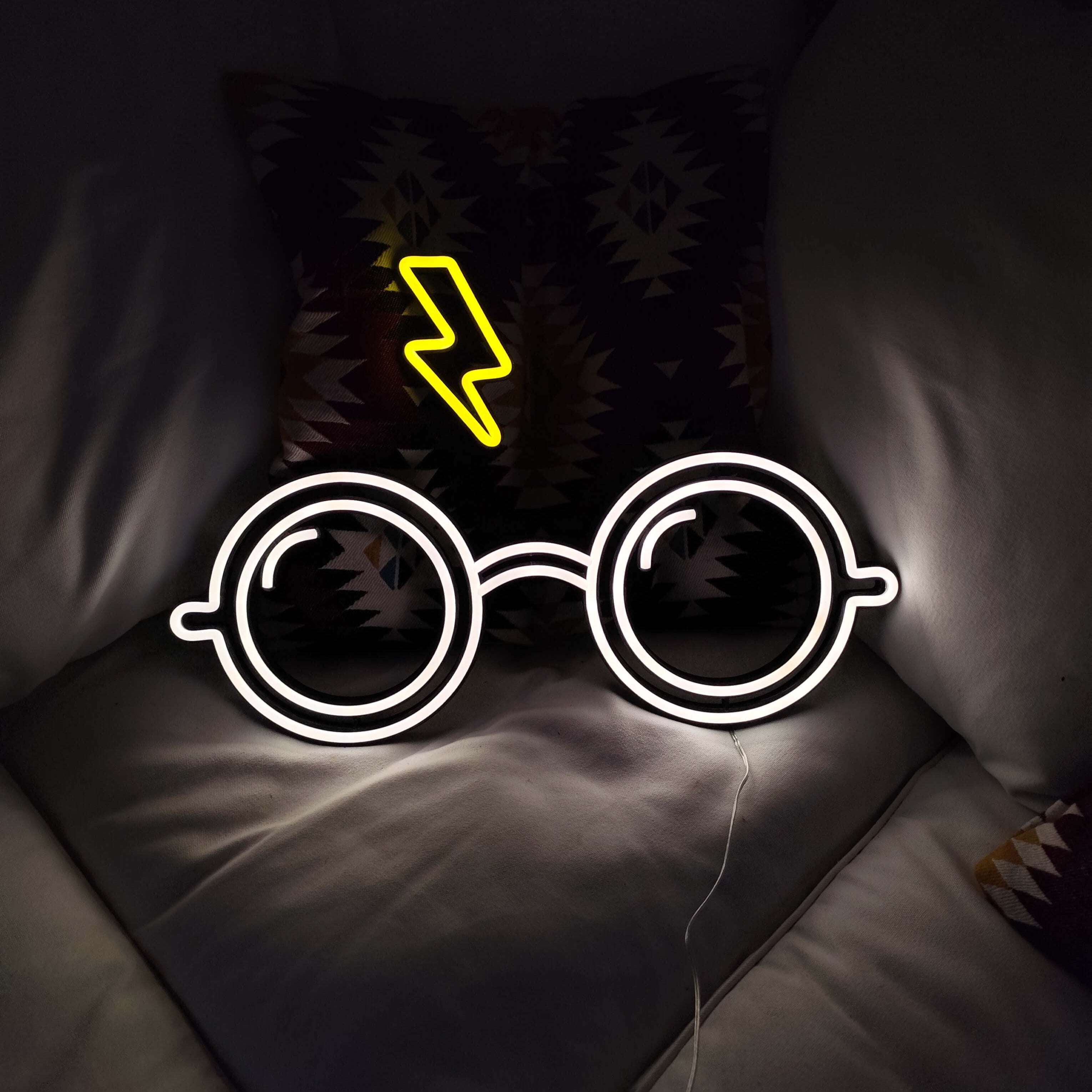 Harry Potter Okulary Neon LED