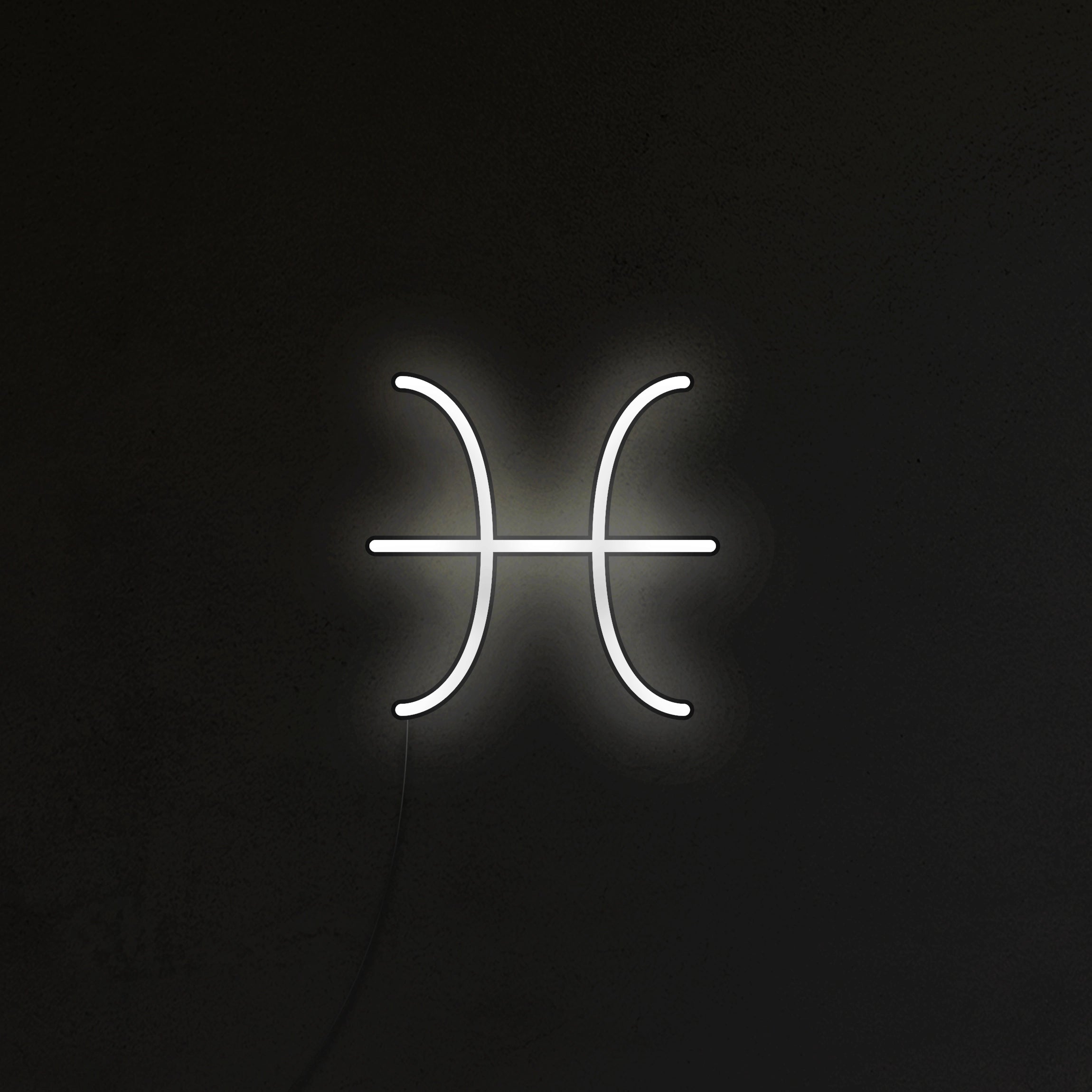 Znak Zodiaku Neon LED - Ryby