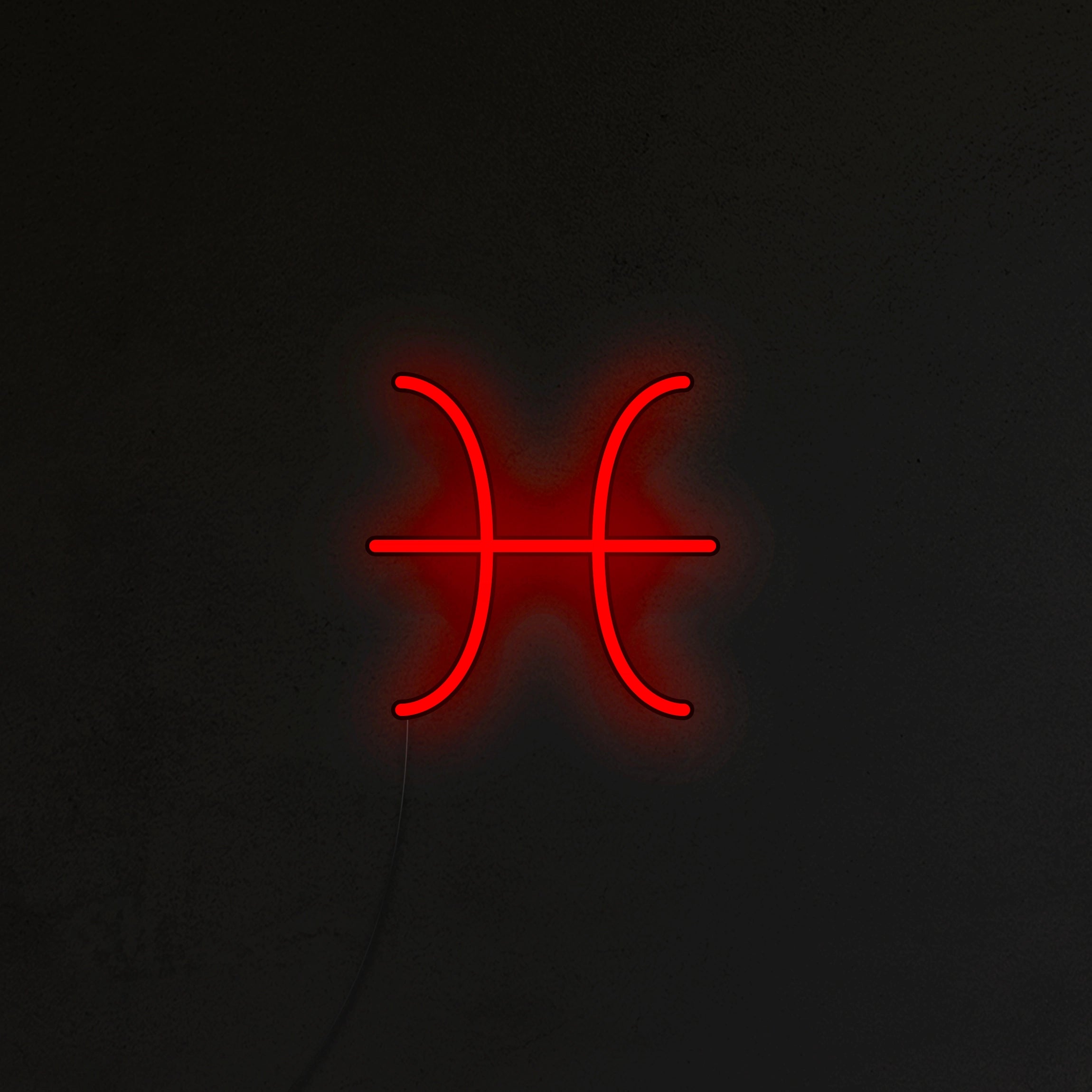 Znak Zodiaku Neon LED - Ryby