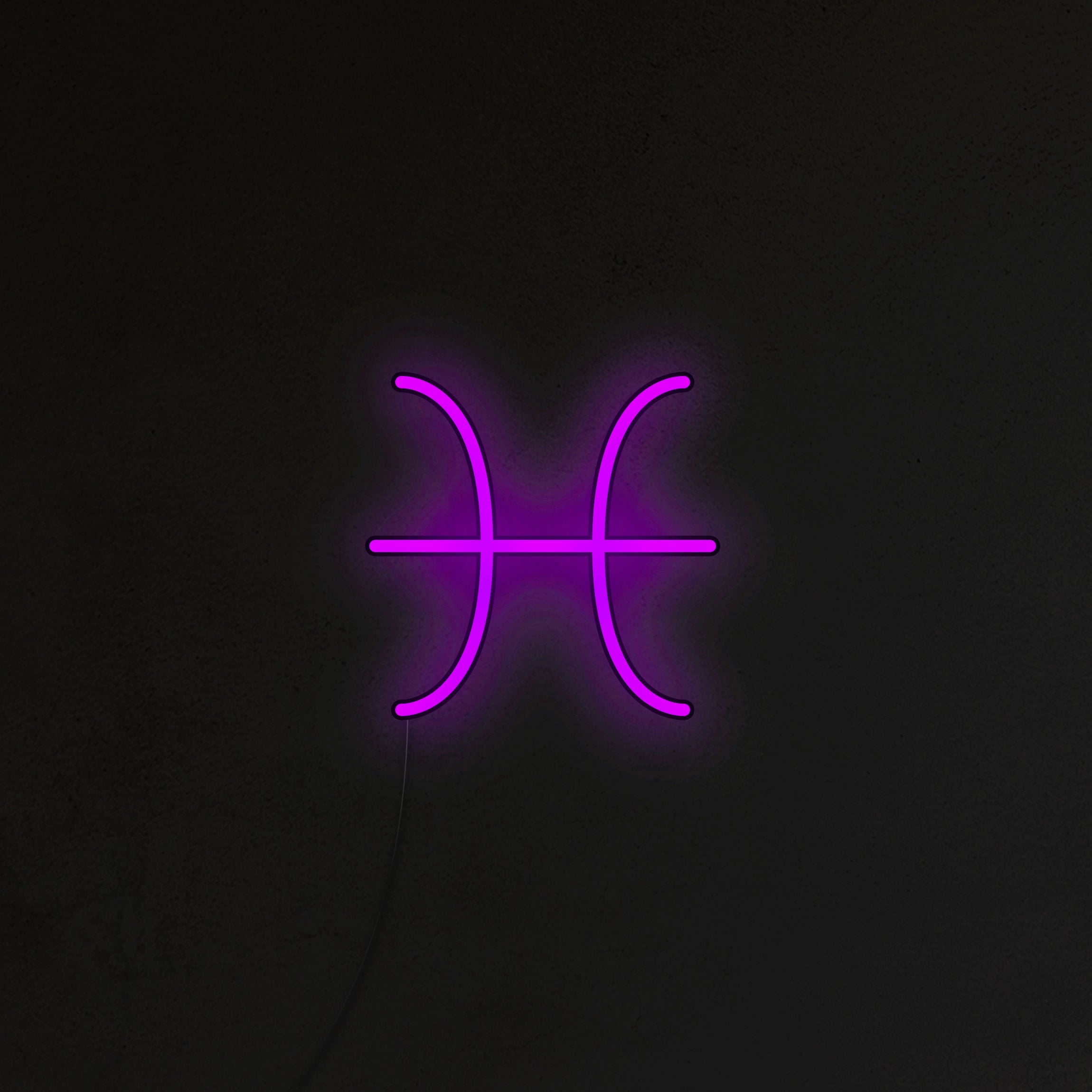 Znak Zodiaku Neon LED - Ryby