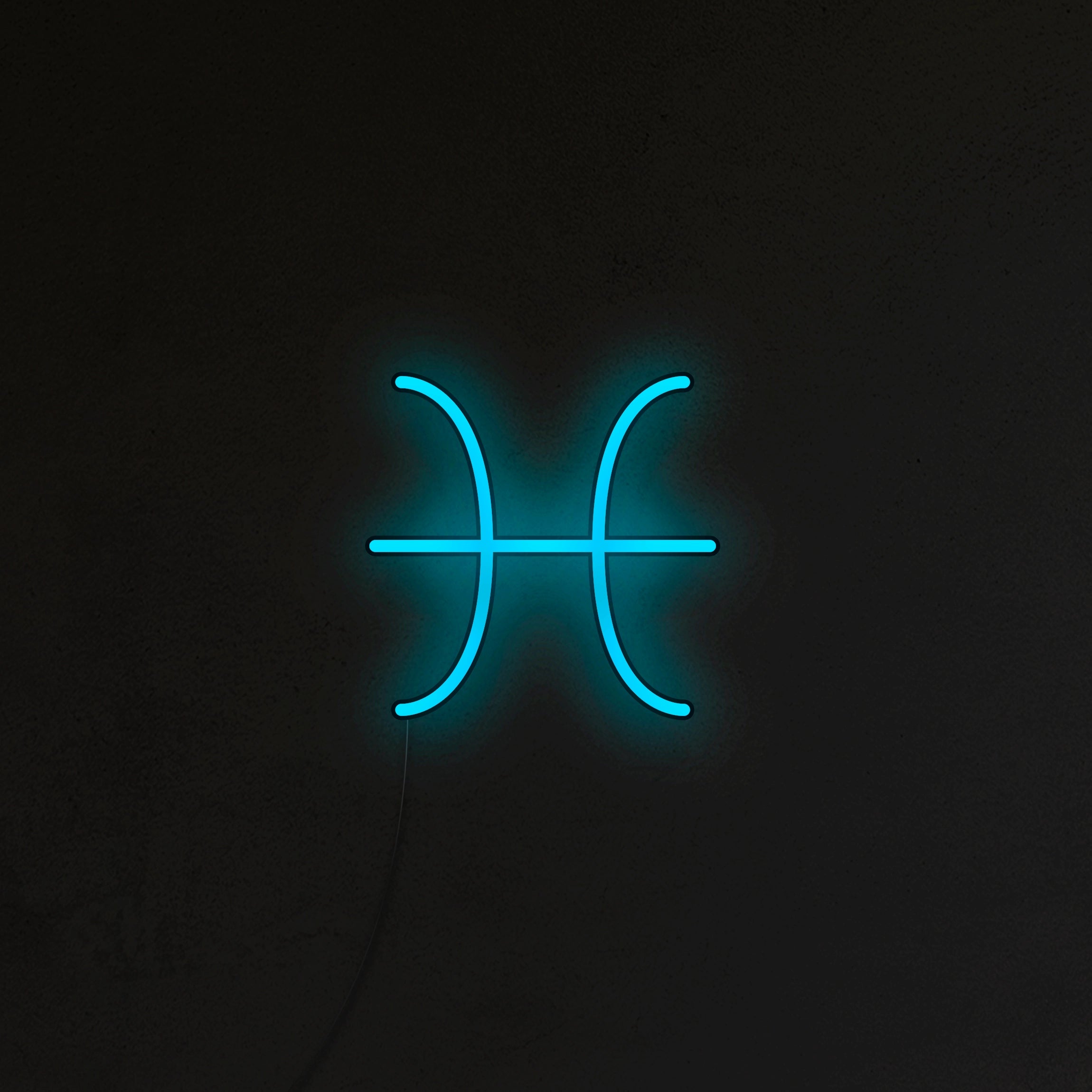 Znak Zodiaku Neon LED - Ryby