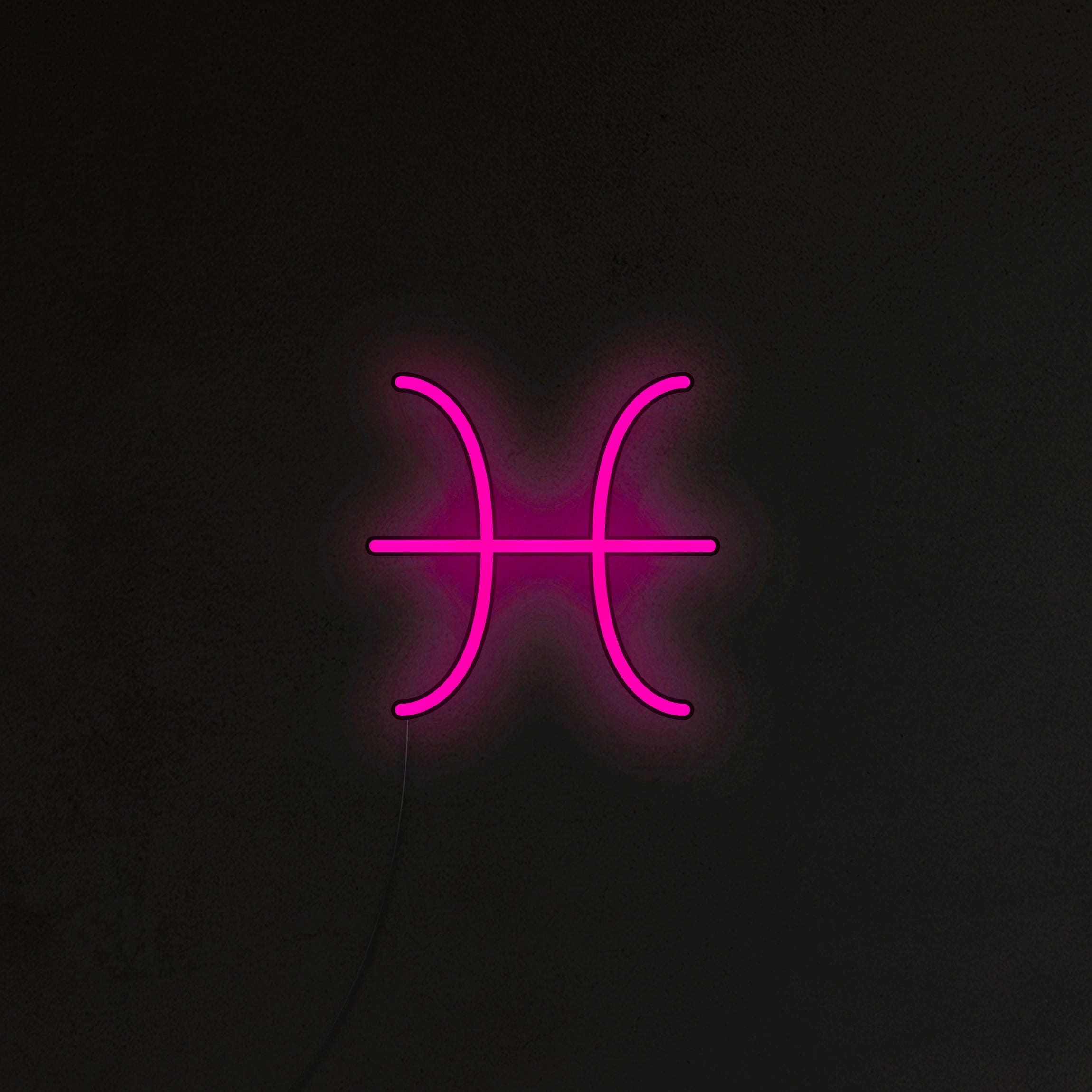 Znak Zodiaku Neon LED - Ryby