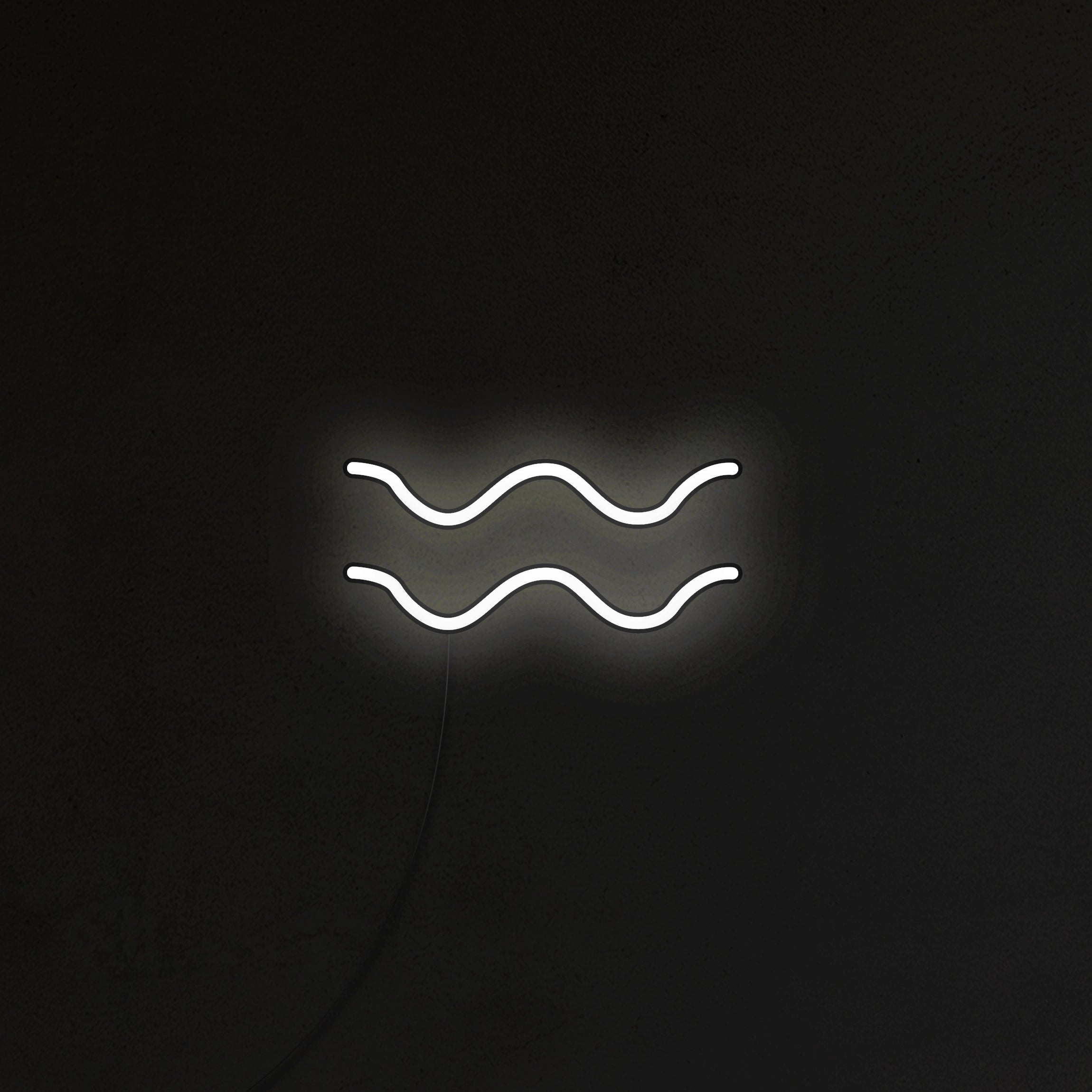 Znak Zodiaku Neon LED - Wodnik