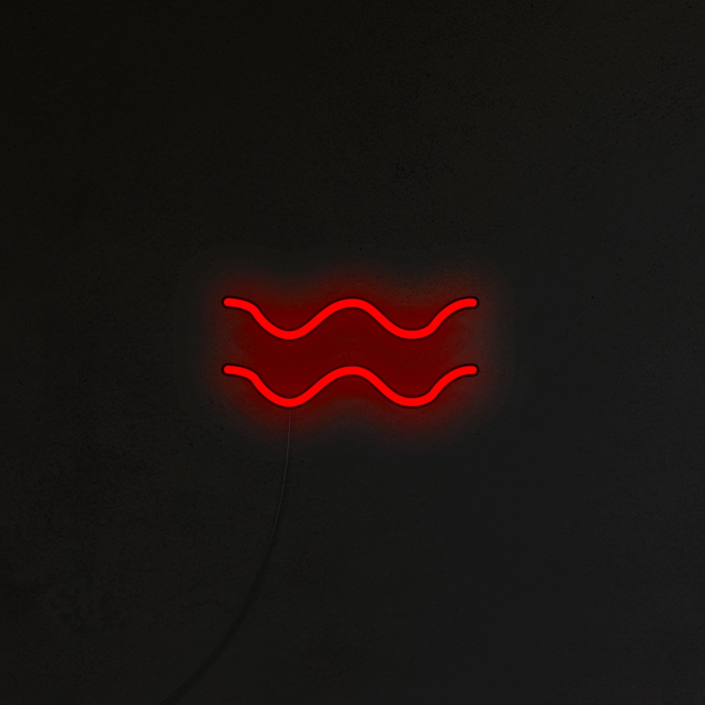 Znak Zodiaku Neon LED - Wodnik
