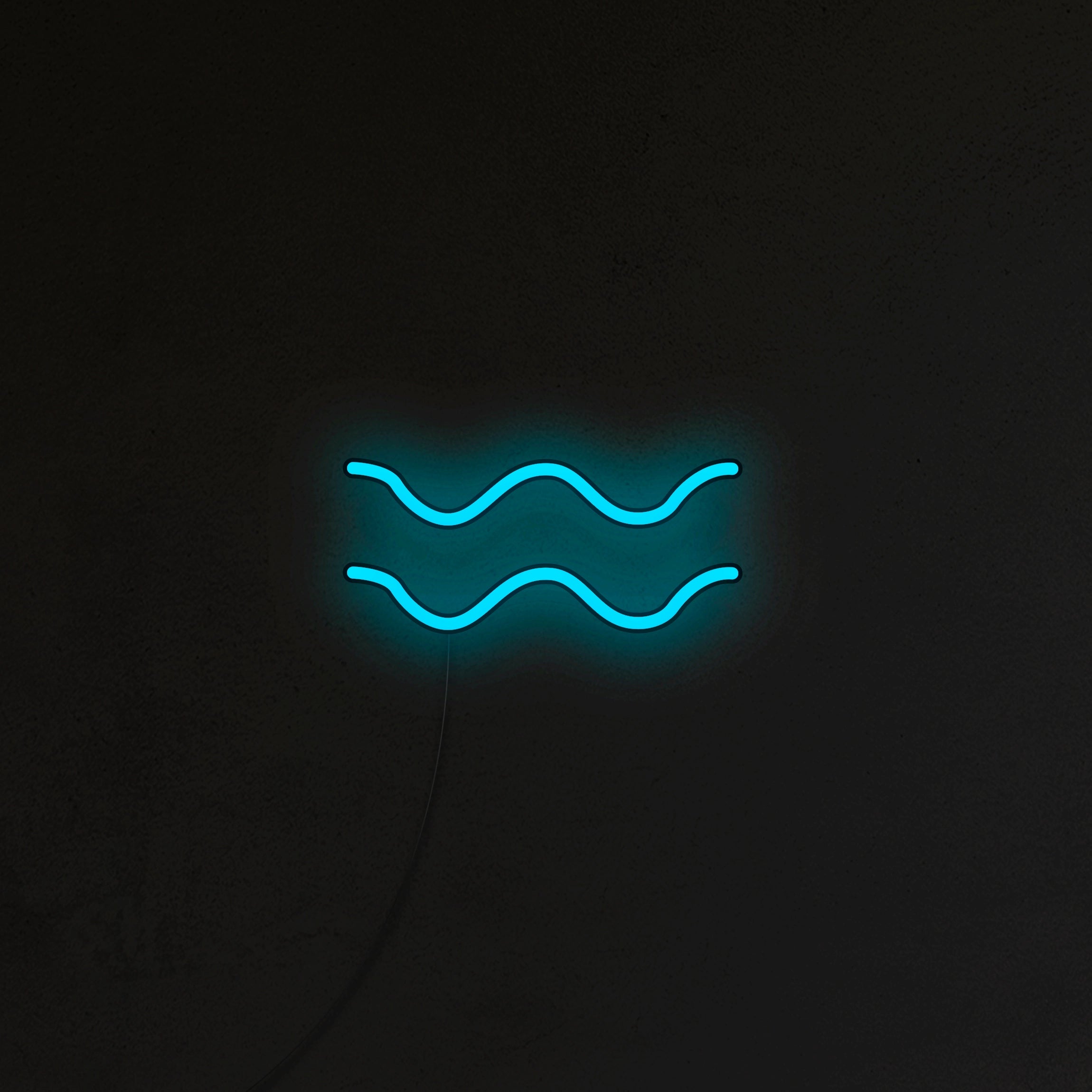 Znak Zodiaku Neon LED - Wodnik