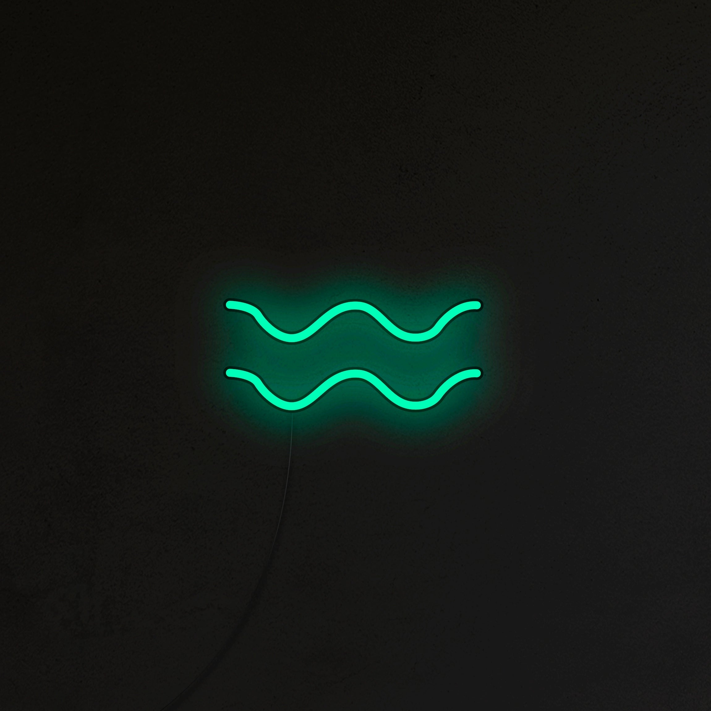 Znak Zodiaku Neon LED - Wodnik
