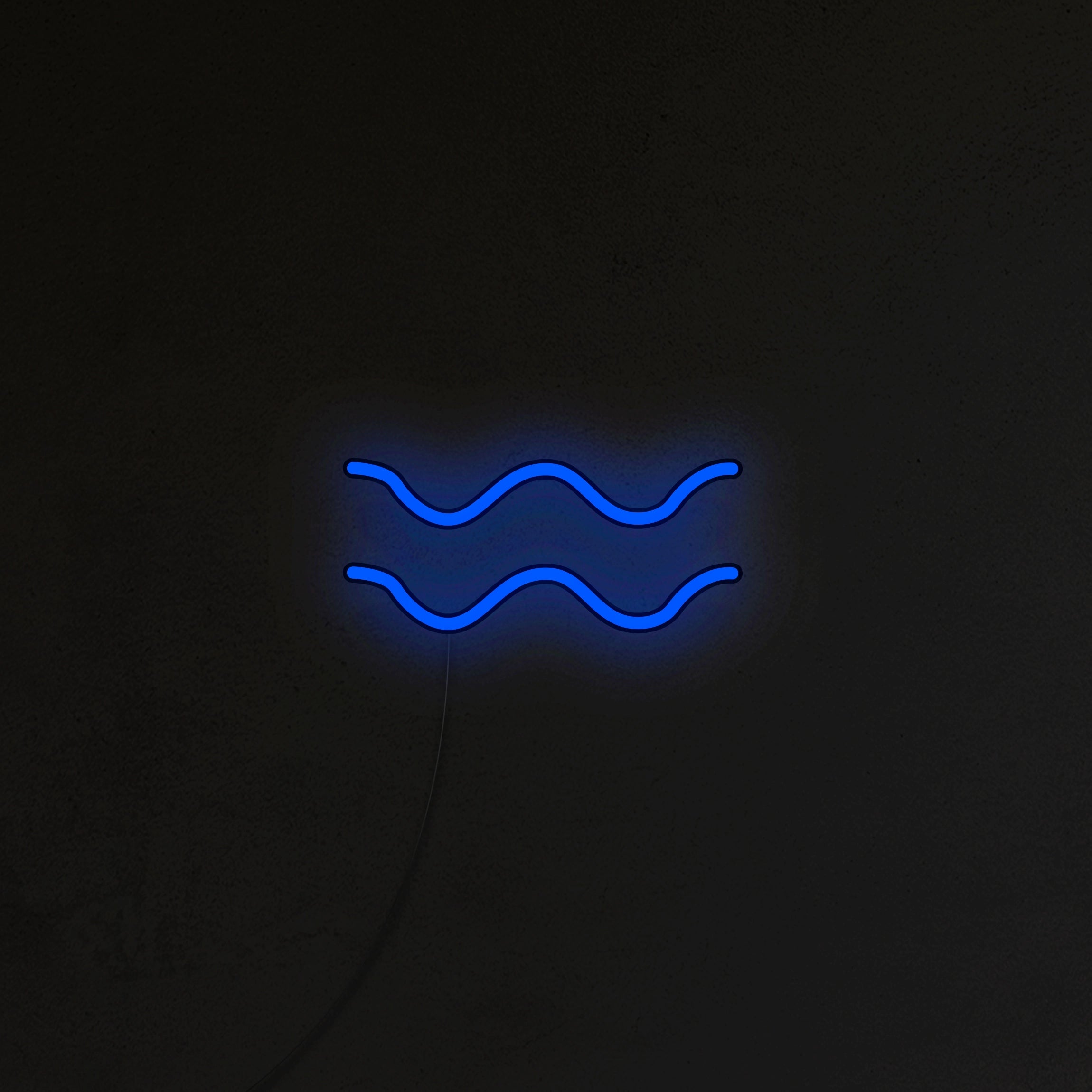 Znak Zodiaku Neon LED - Wodnik