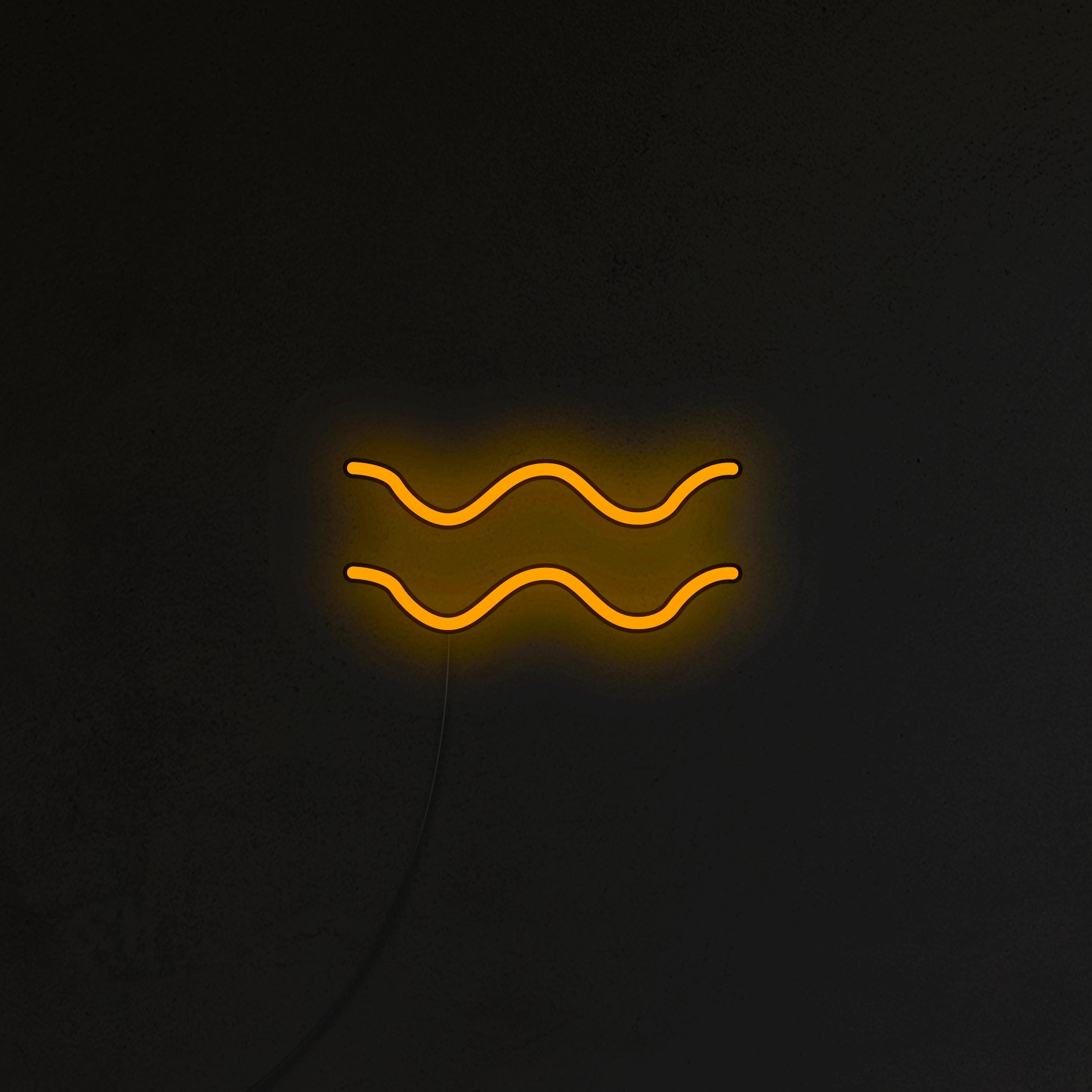 Znak Zodiaku Neon LED - Wodnik