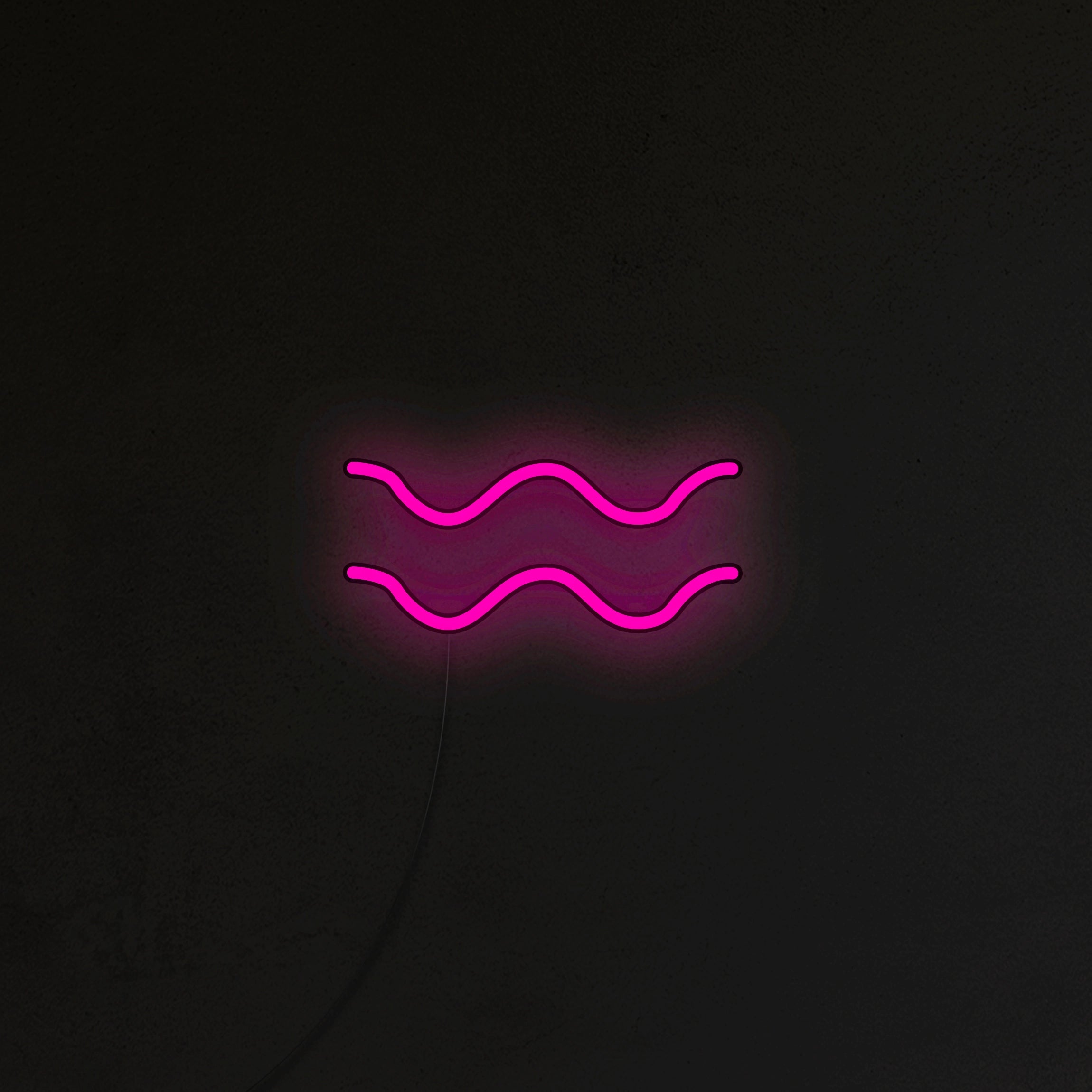 Znak Zodiaku Neon LED - Wodnik