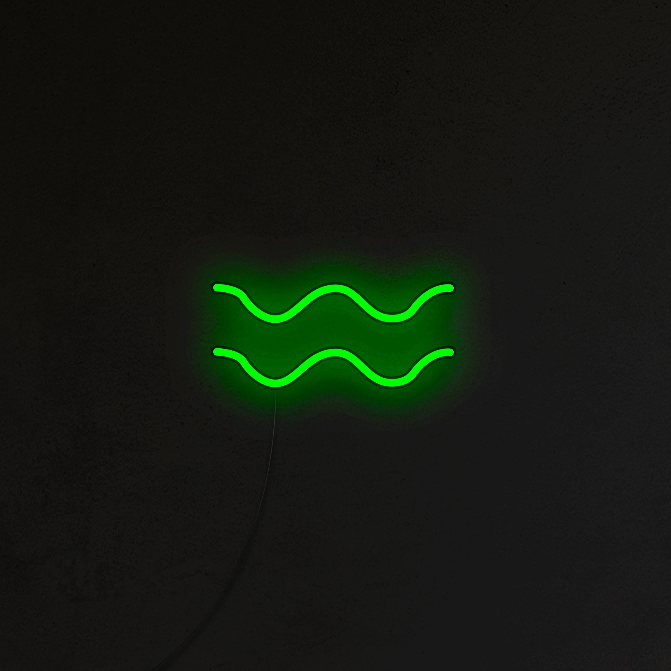 Znak Zodiaku Neon LED - Wodnik
