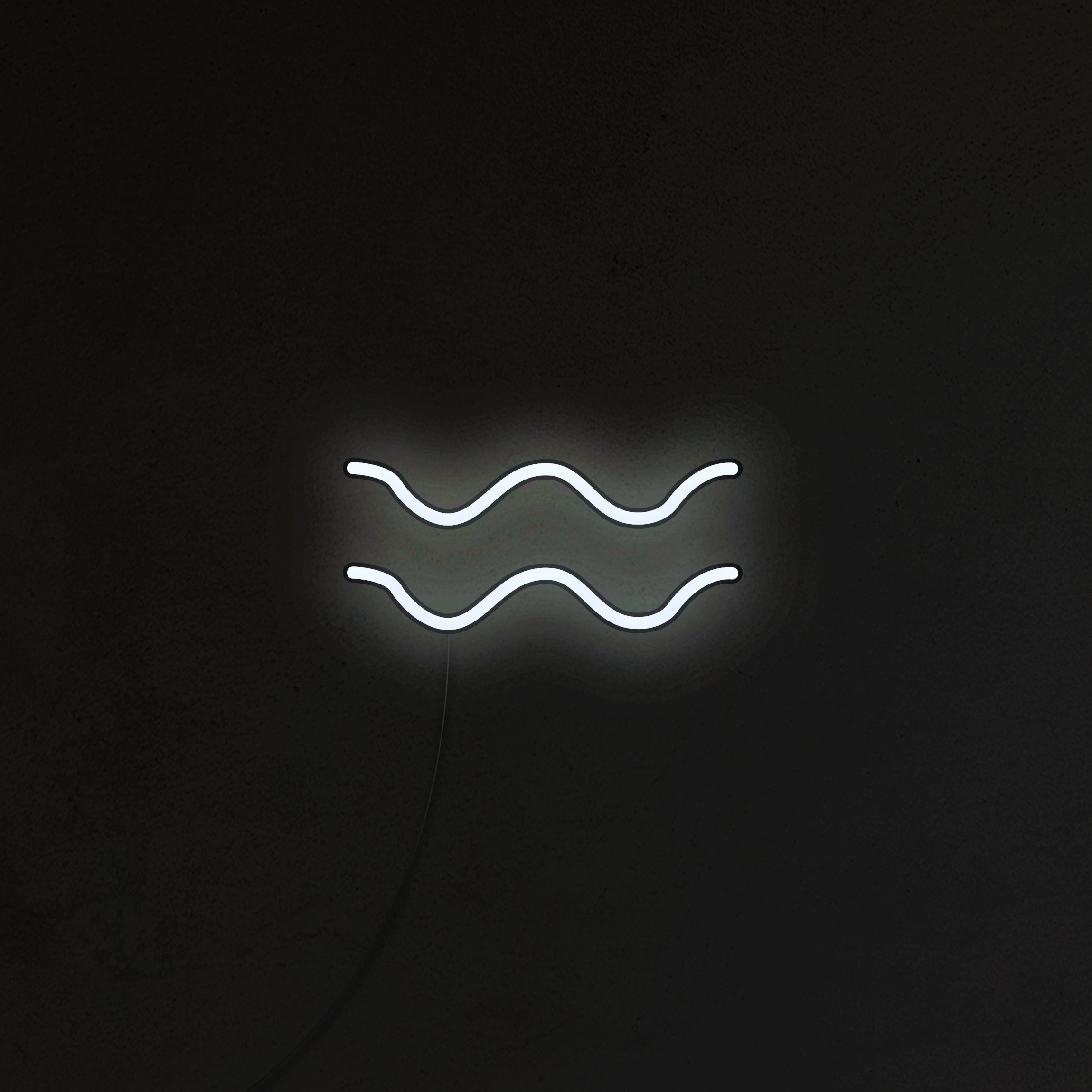 Znak Zodiaku Neon LED - Wodnik