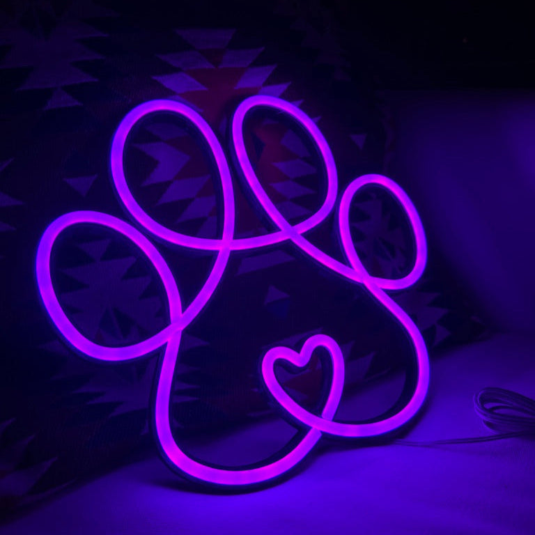 Łapka Pieska Neon LED