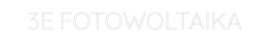 Custom Neon: 3E FOTOWOLTAIKA