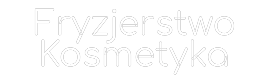 Custom Neon: Fryzjerstwo
...