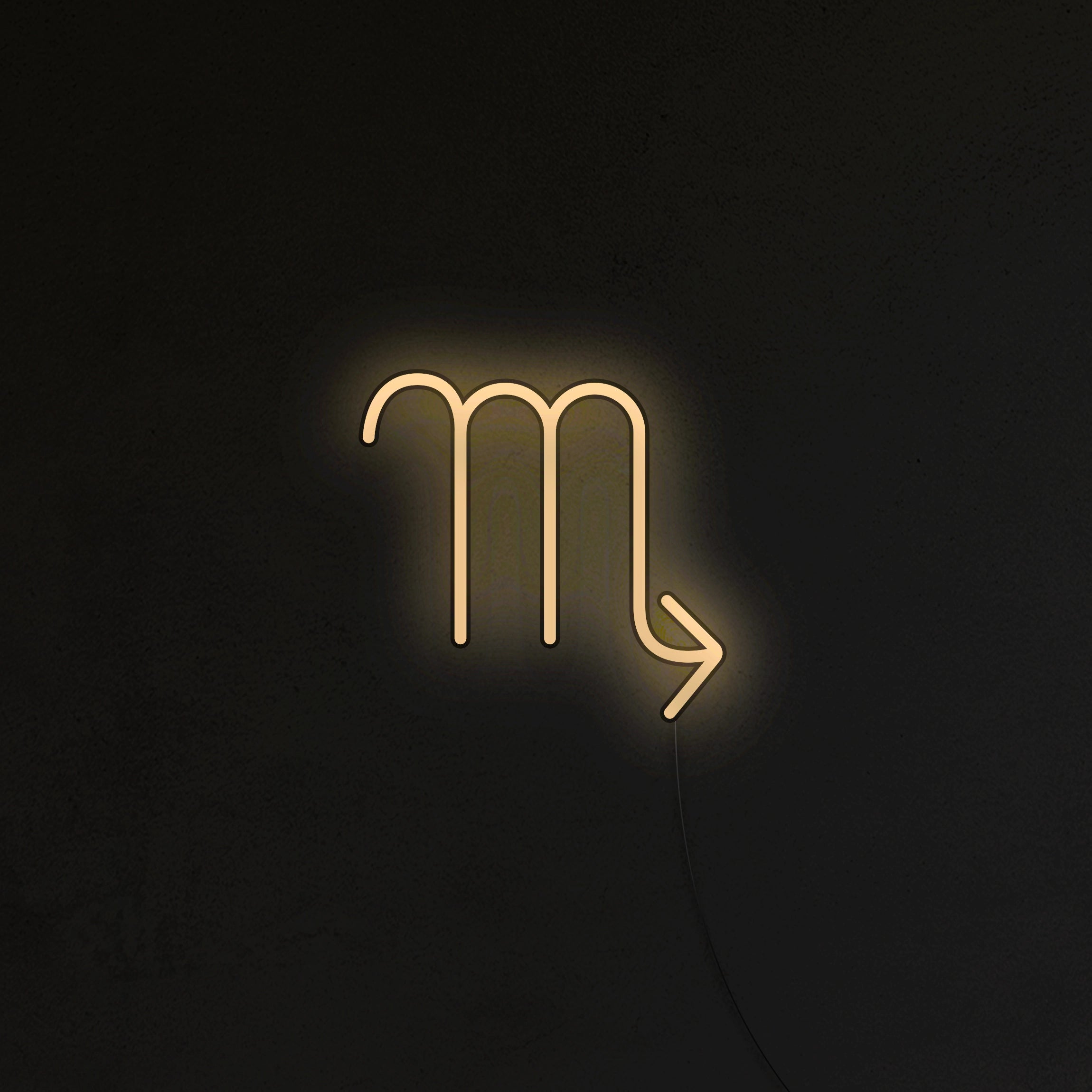 Znak Zodiaku Neon LED - Skorpion
