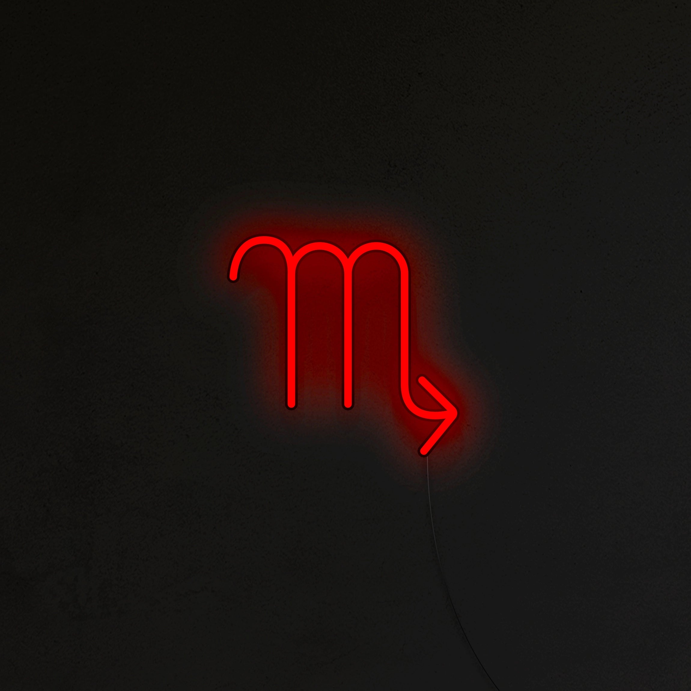 Znak Zodiaku Neon LED - Skorpion