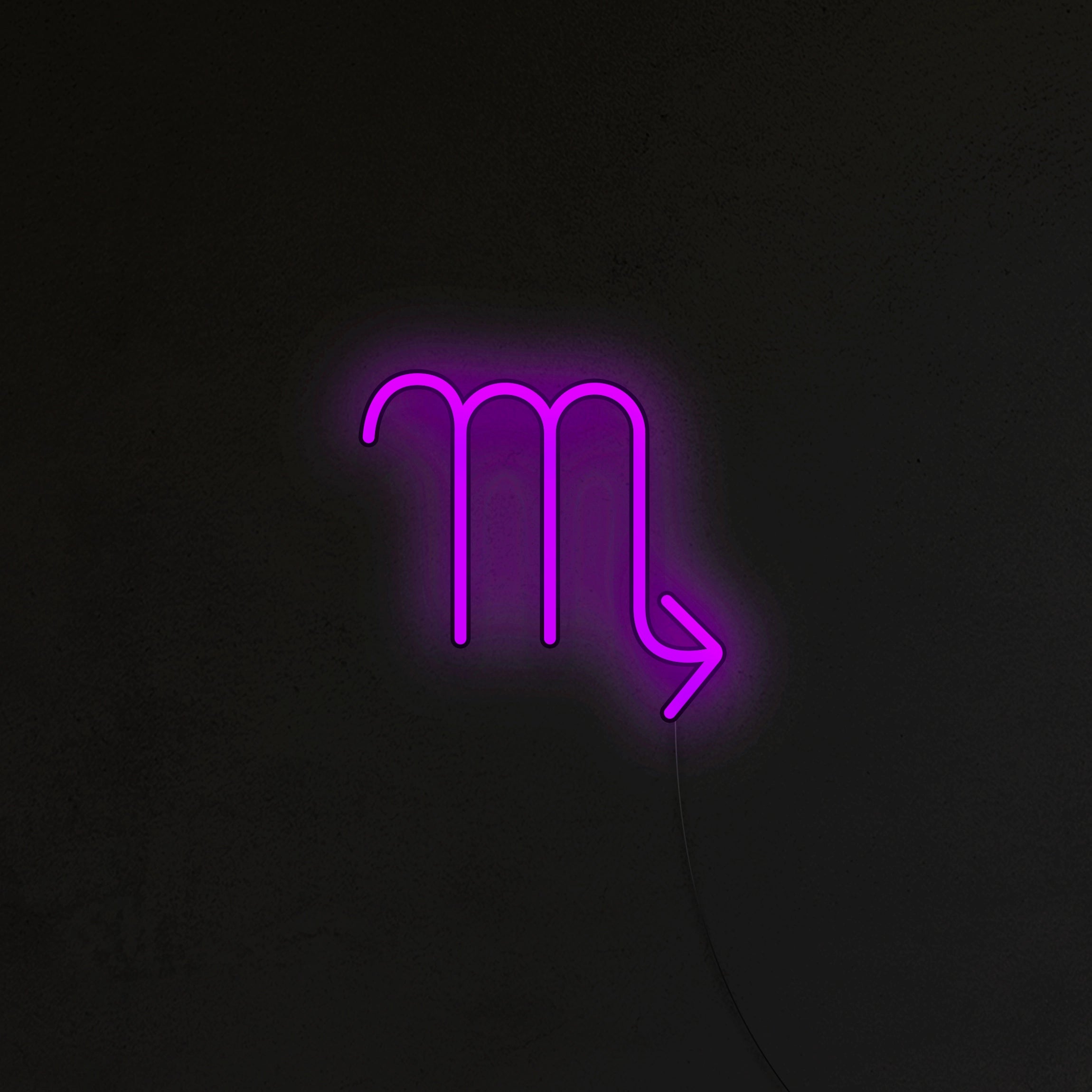Znak Zodiaku Neon LED - Skorpion