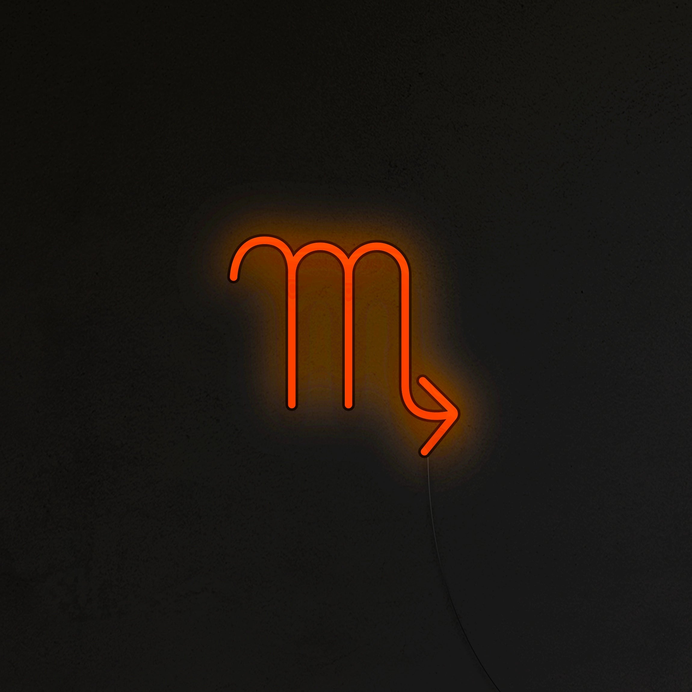 Znak Zodiaku Neon LED - Skorpion