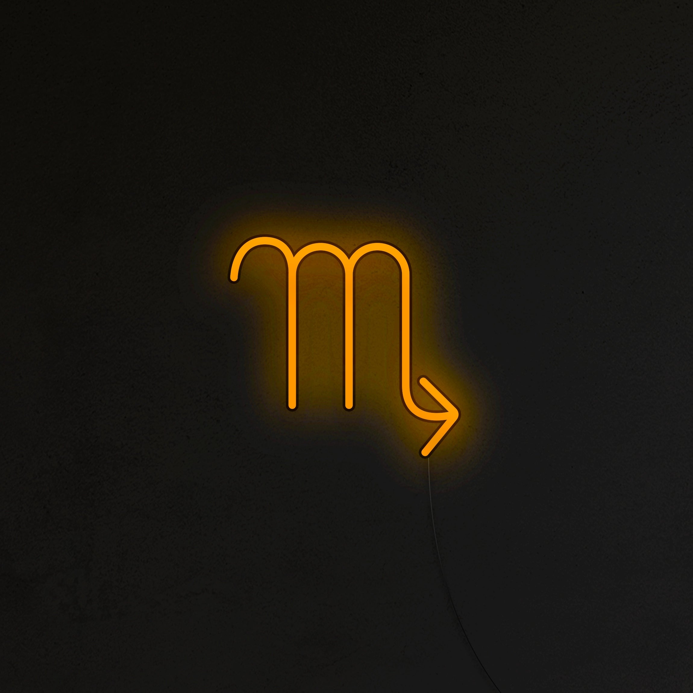 Znak Zodiaku Neon LED - Skorpion