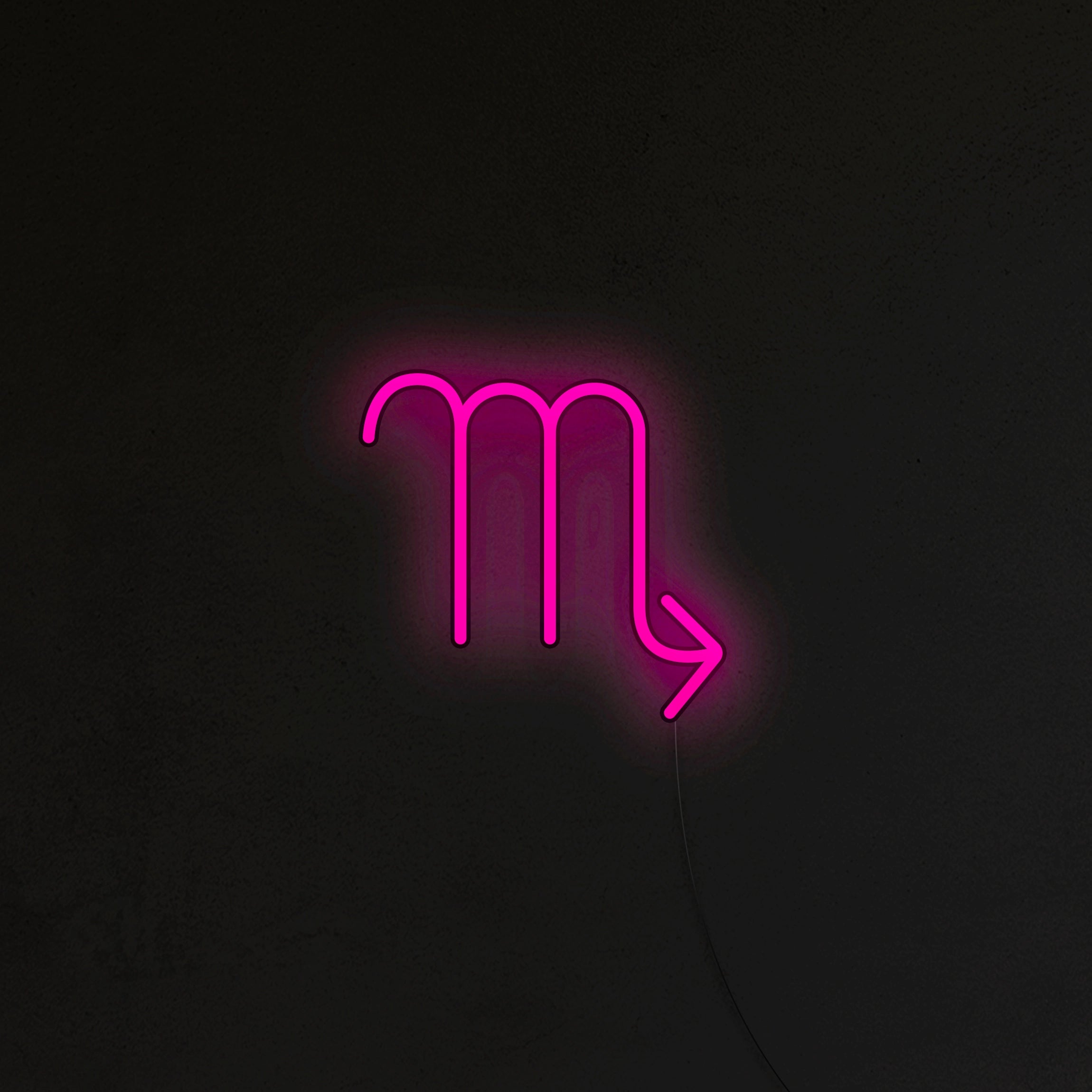 Znak Zodiaku Neon LED - Skorpion