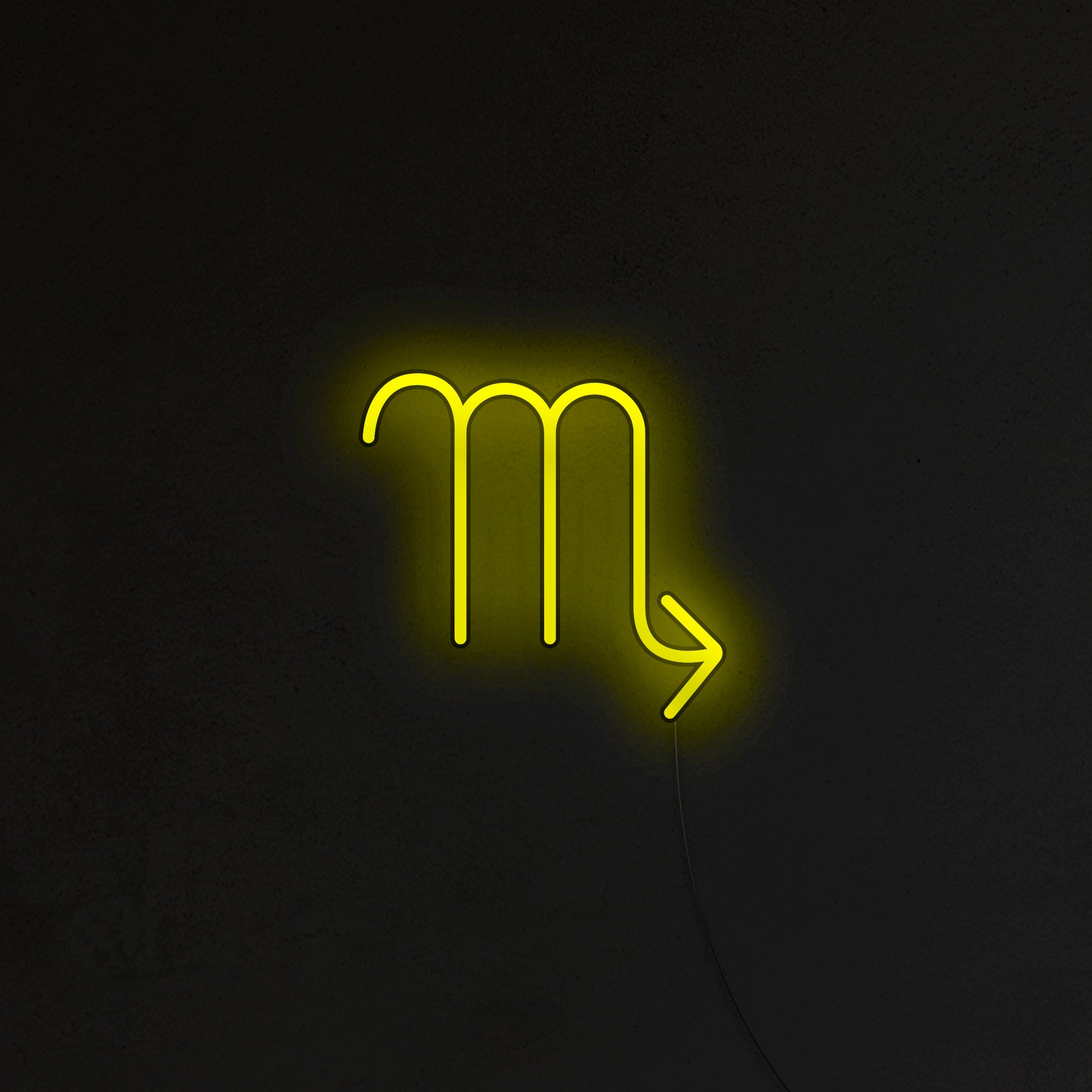 Znak Zodiaku Neon LED - Skorpion