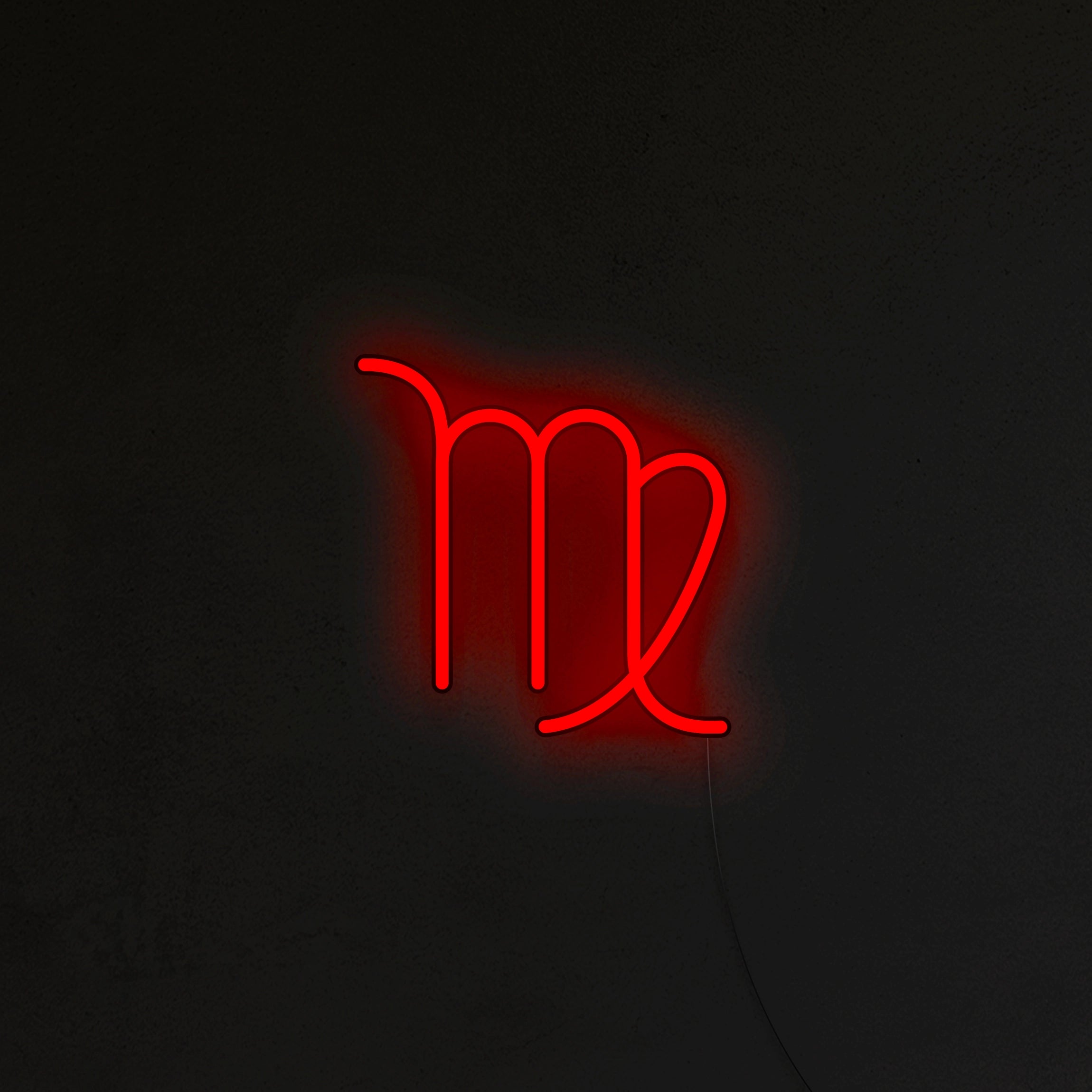 Znak Zodiaku Neon LED - Panna