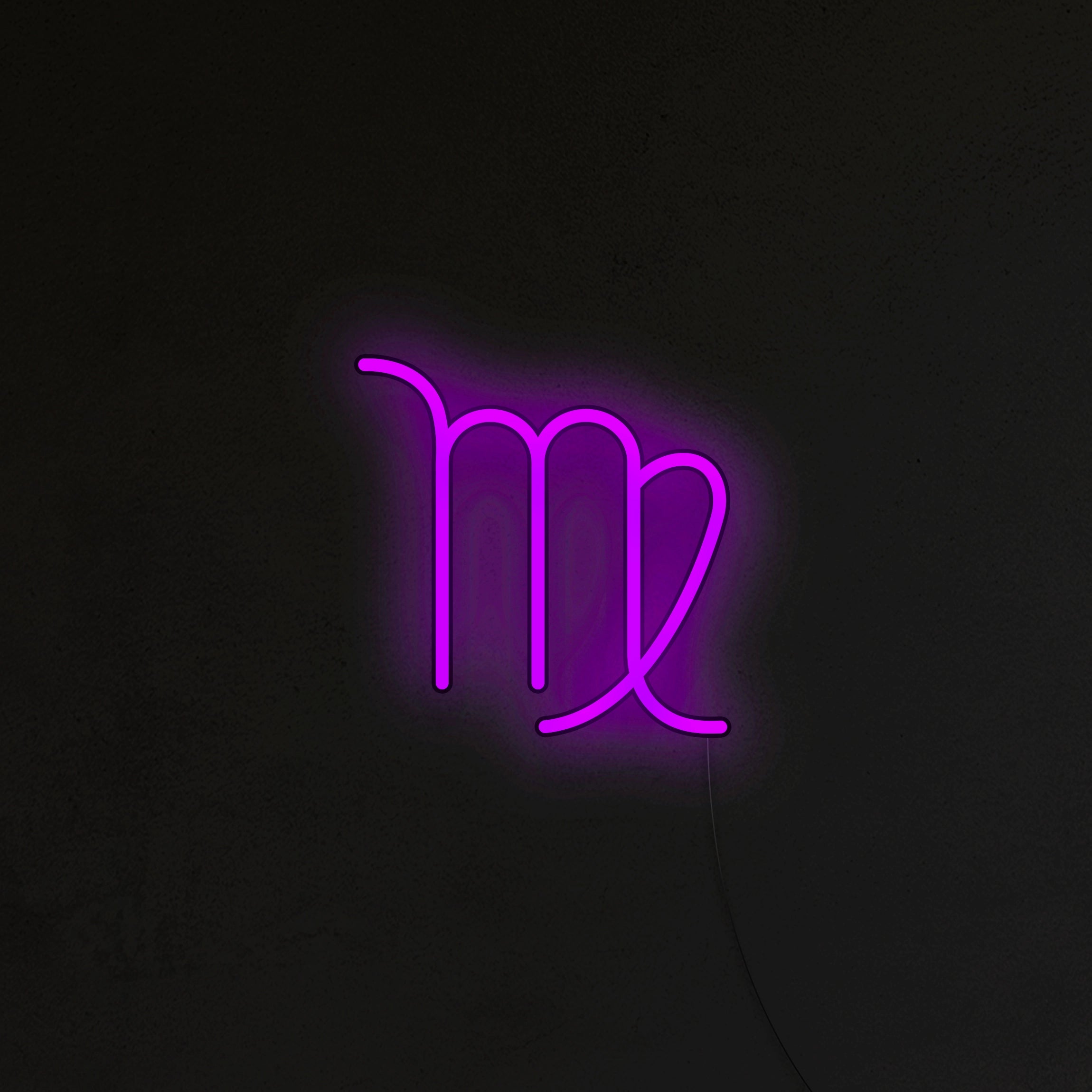 Znak Zodiaku Neon LED - Panna