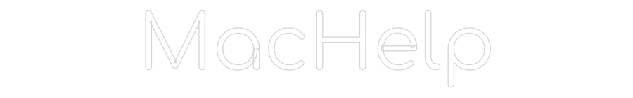 Custom Neon: MacHelp