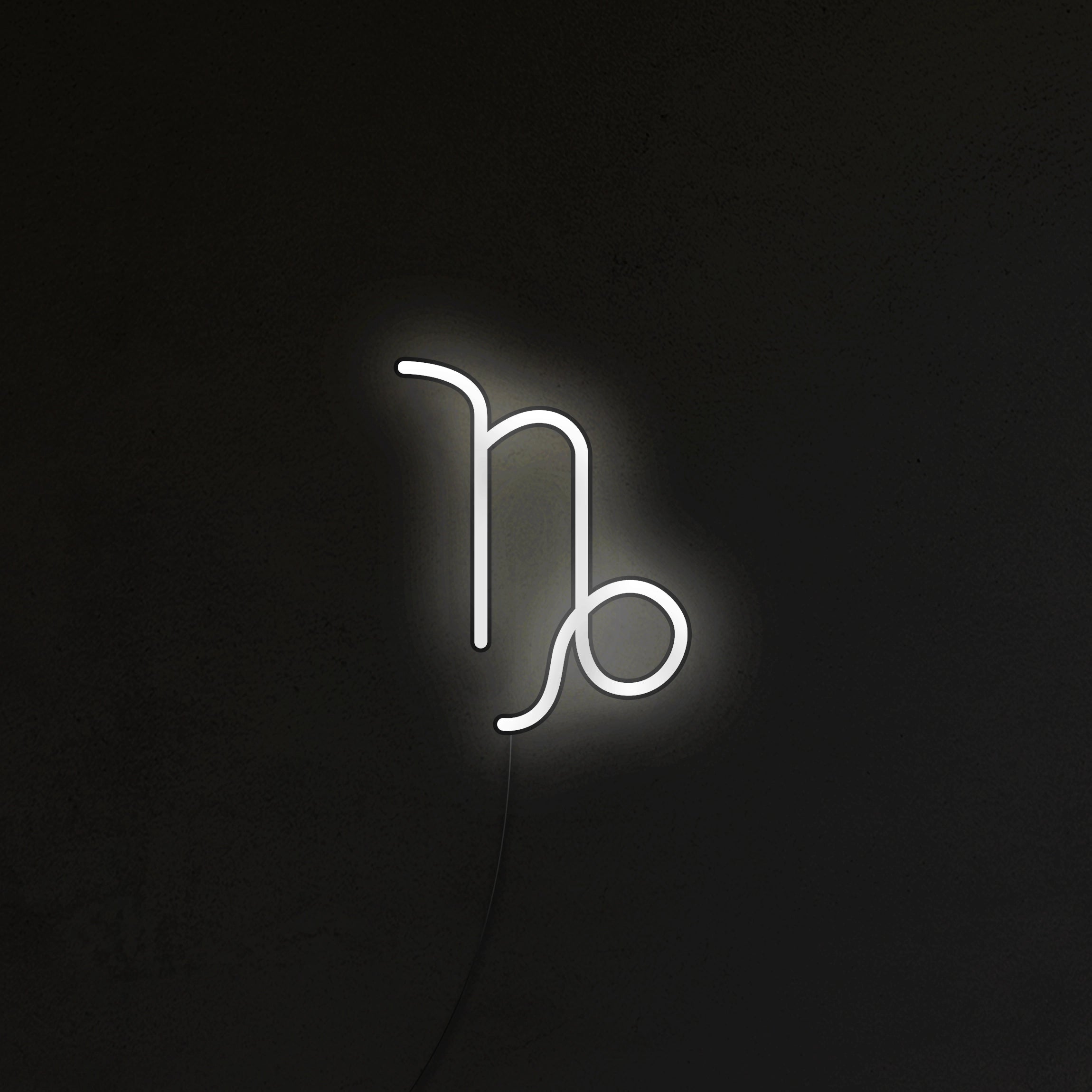 Znak Zodiaku Neon LED - Koziorożec