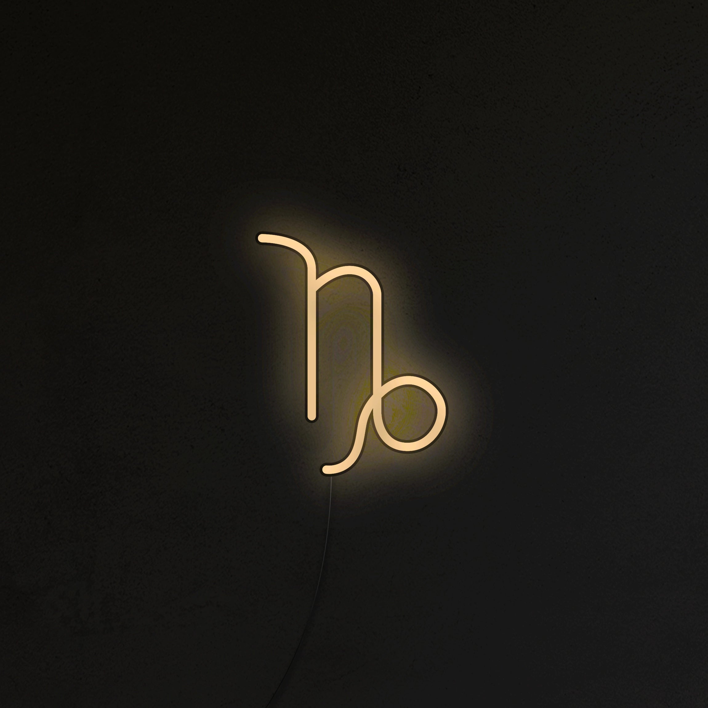 Znak Zodiaku Neon LED - Koziorożec