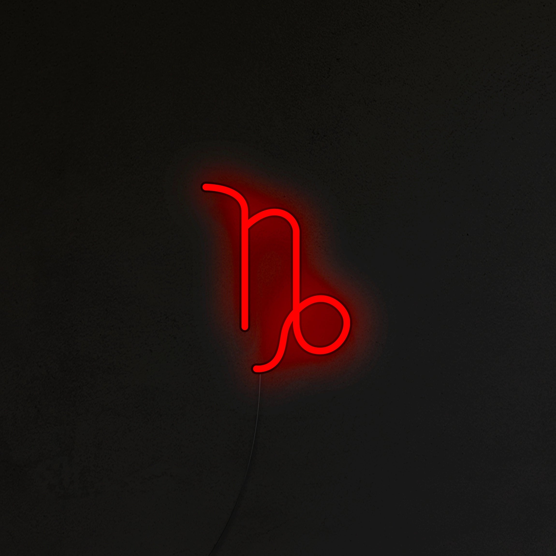 Znak Zodiaku Neon LED - Koziorożec