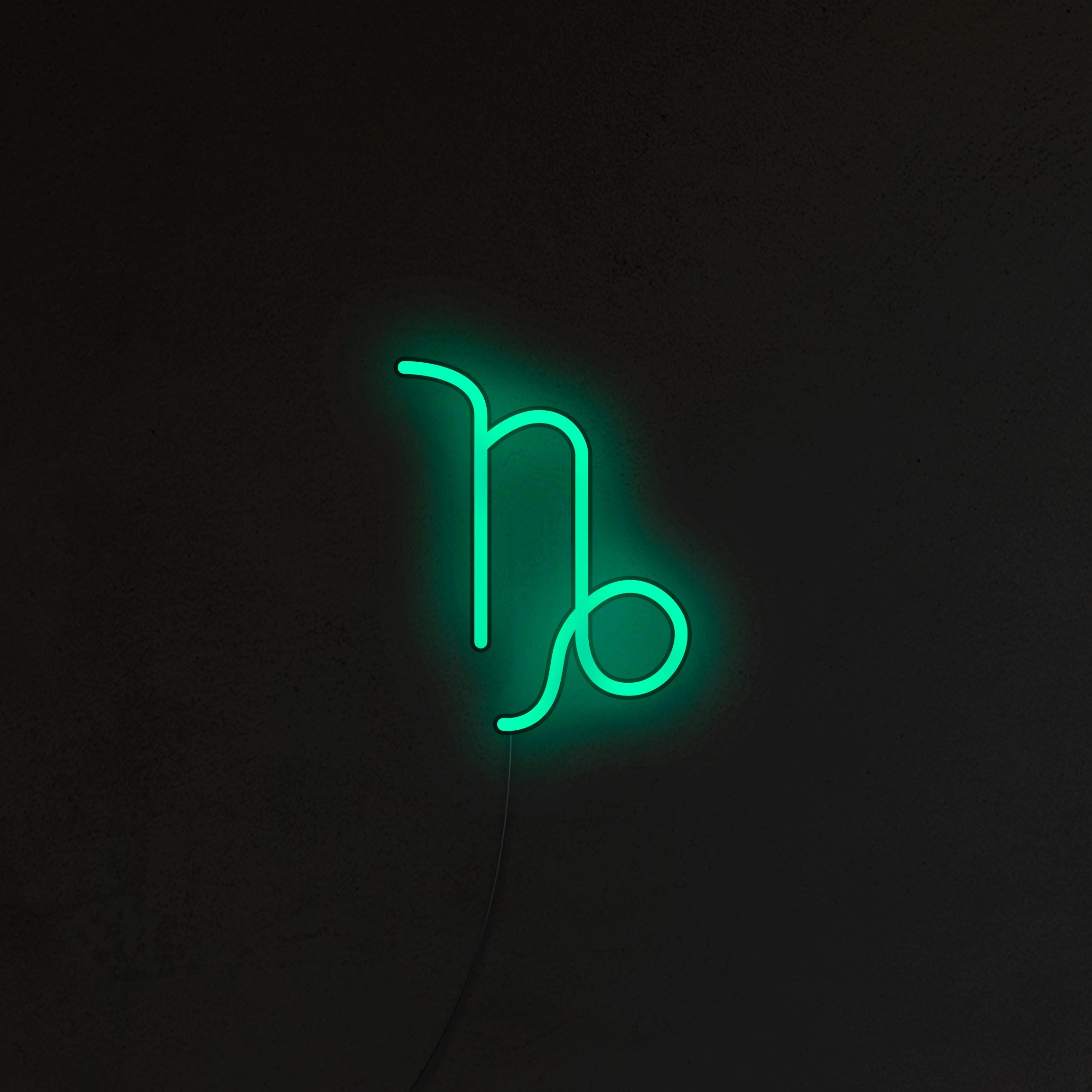 Znak Zodiaku Neon LED - Koziorożec