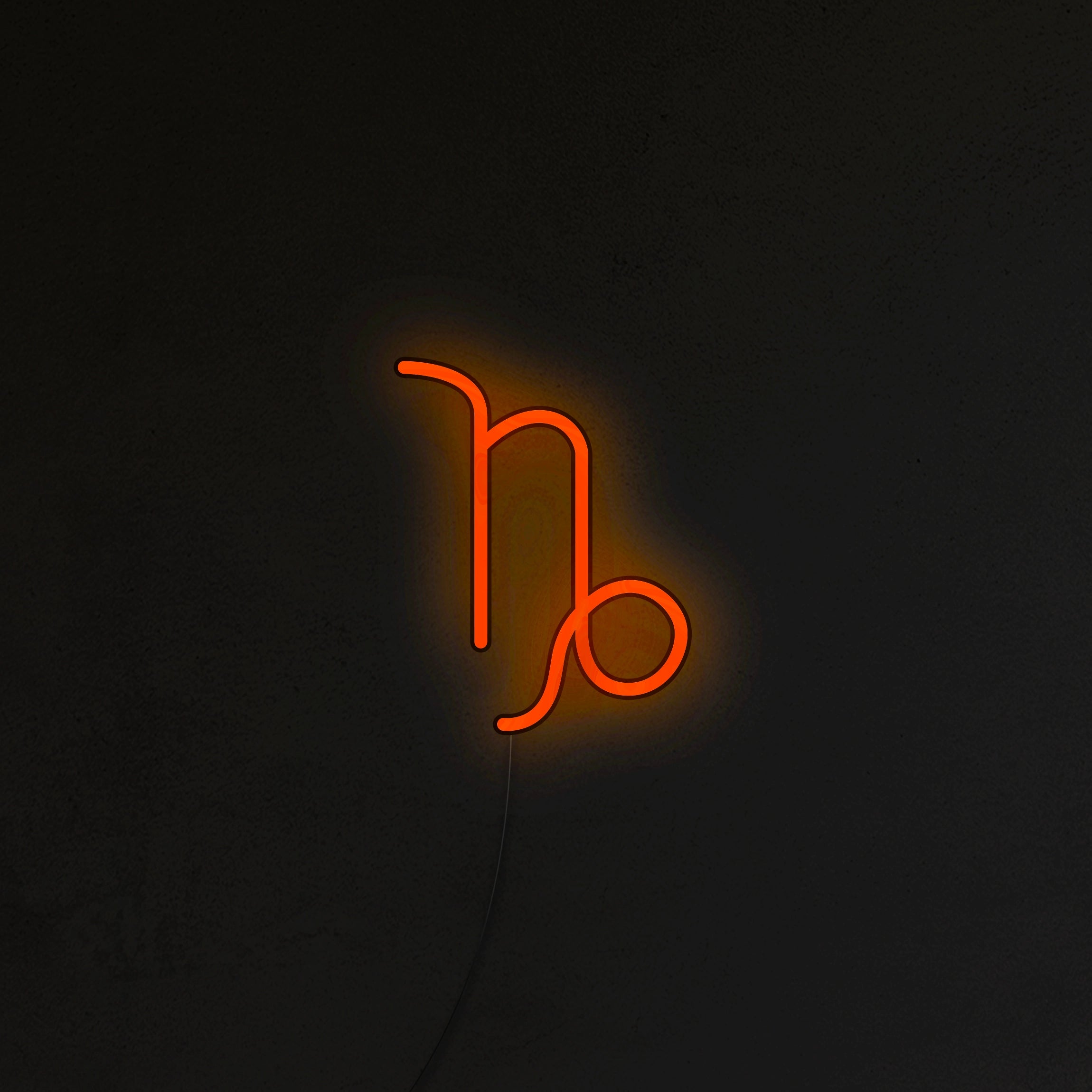 Znak Zodiaku Neon LED - Koziorożec