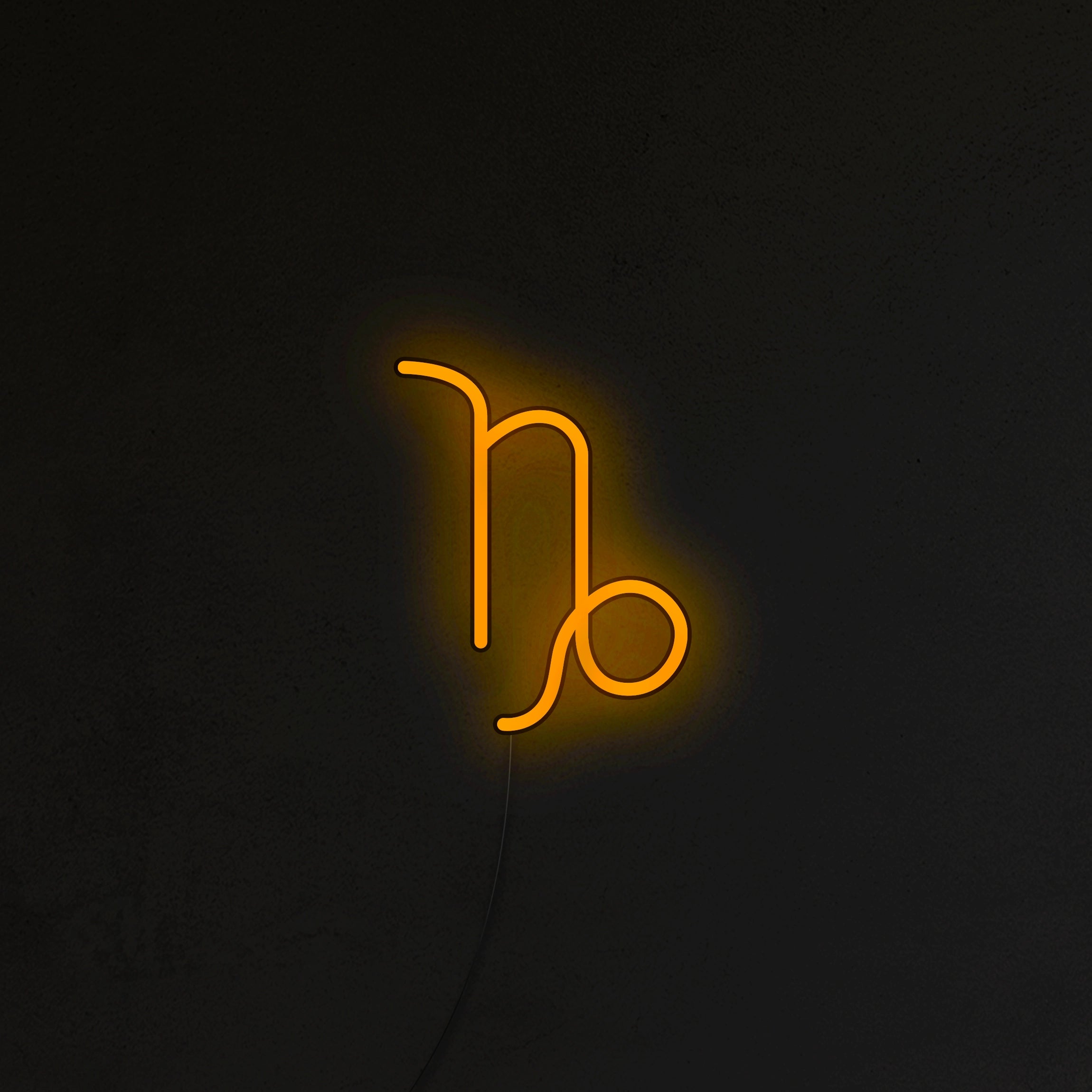 Znak Zodiaku Neon LED - Koziorożec