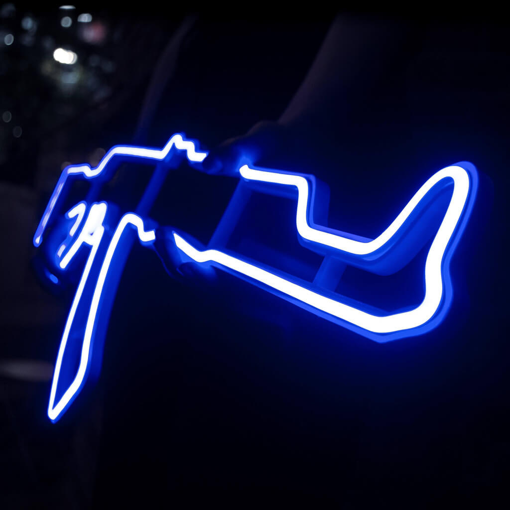 Karabin AK-47 Neon LED
