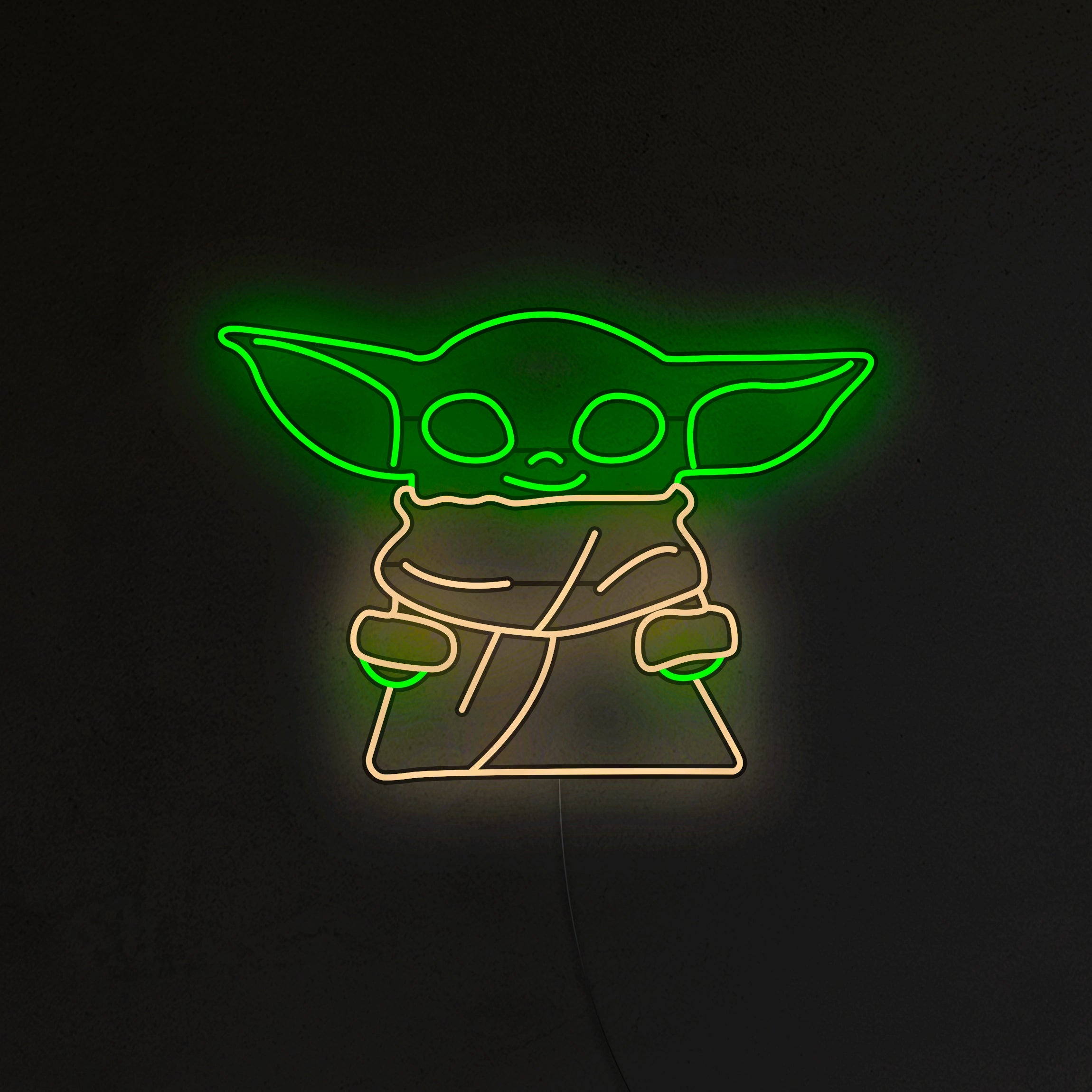 Baby Yoda Neon LED