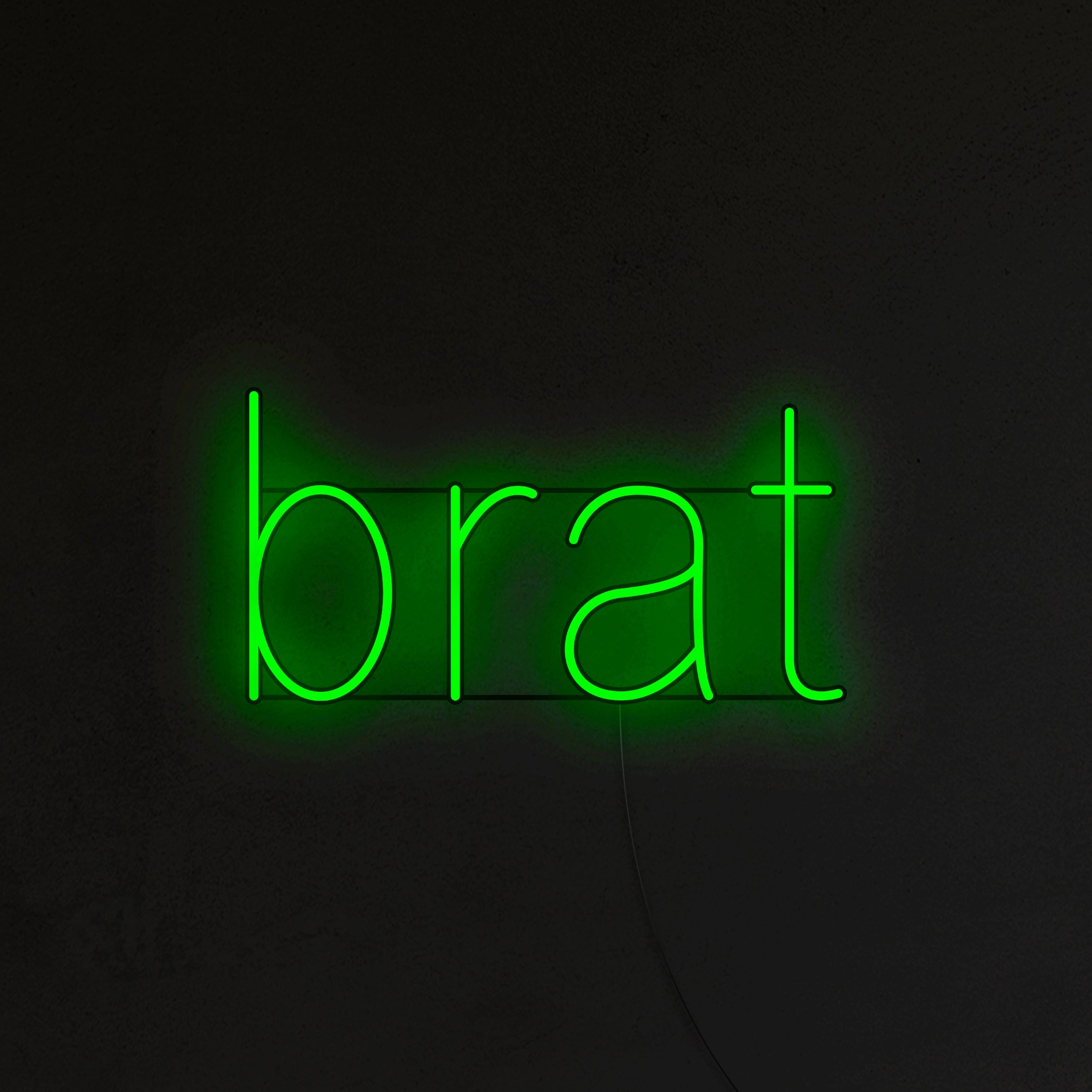 Charlie XCX Brat Neon LED