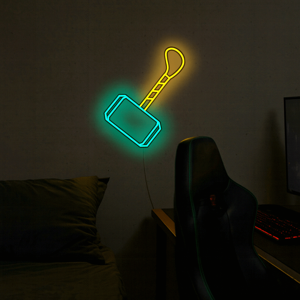 Thor - Mjolnir Neon LED