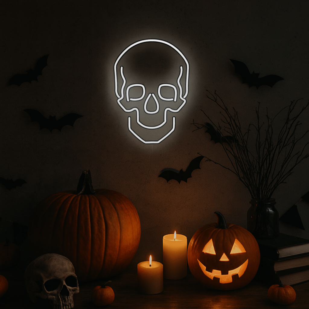 Czaszka Neon LED