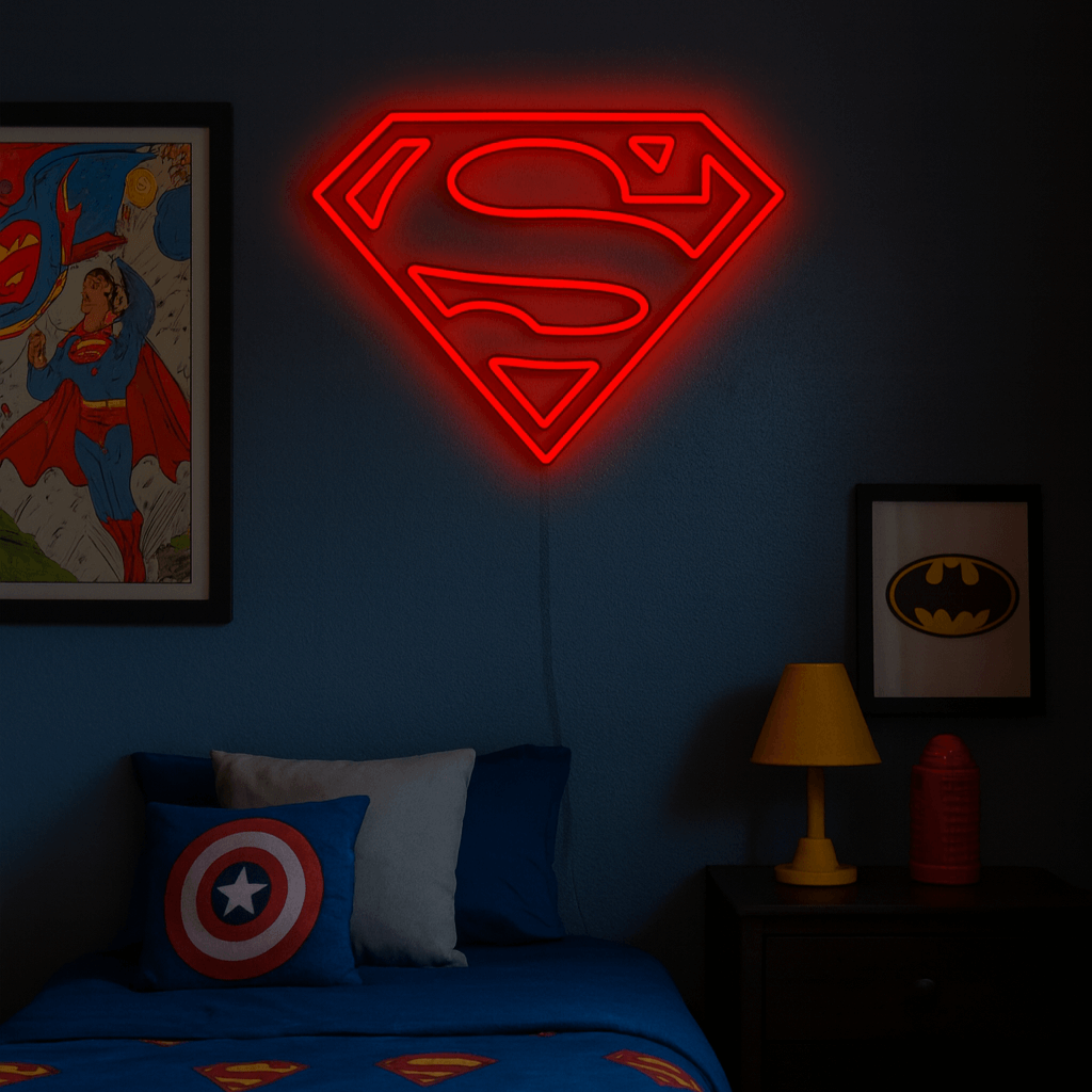 Superman Neon LED