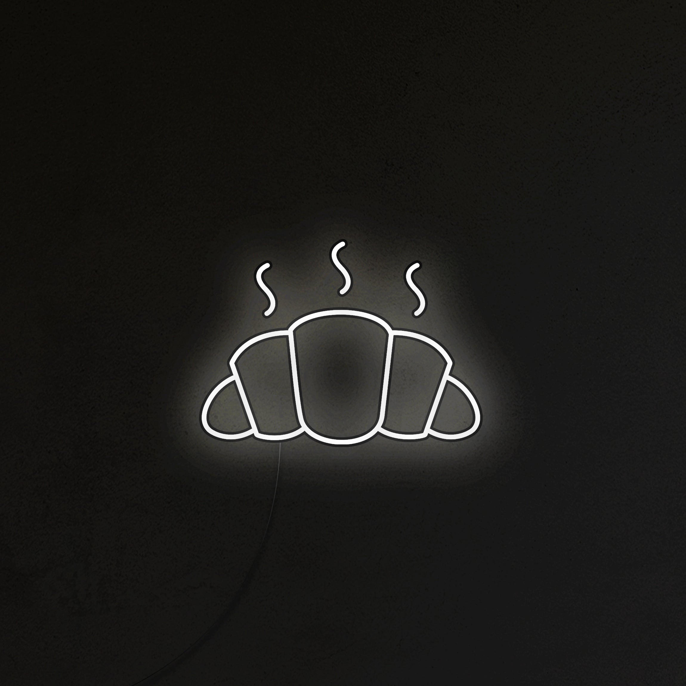 Croissant Neon LED