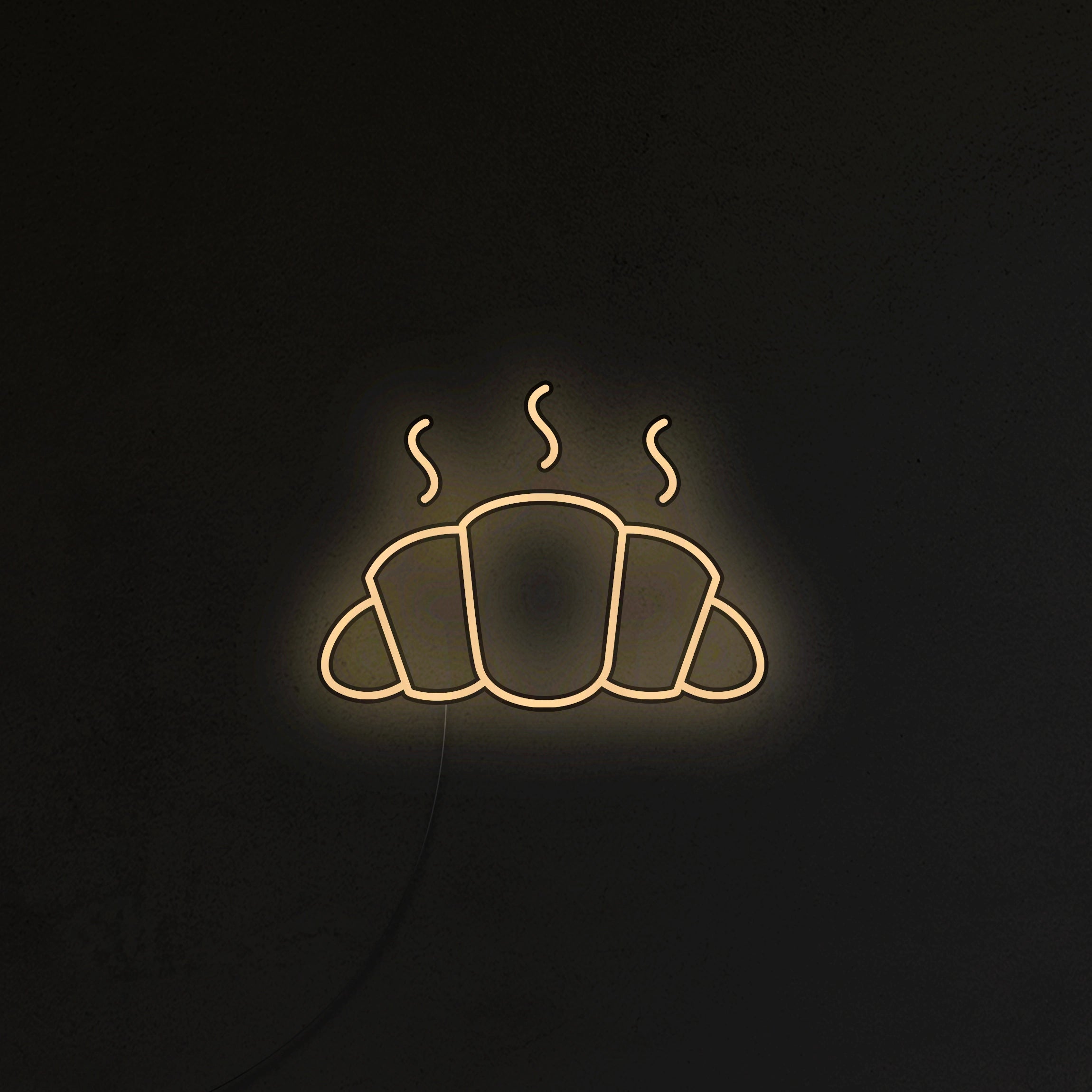 Croissant Neon LED
