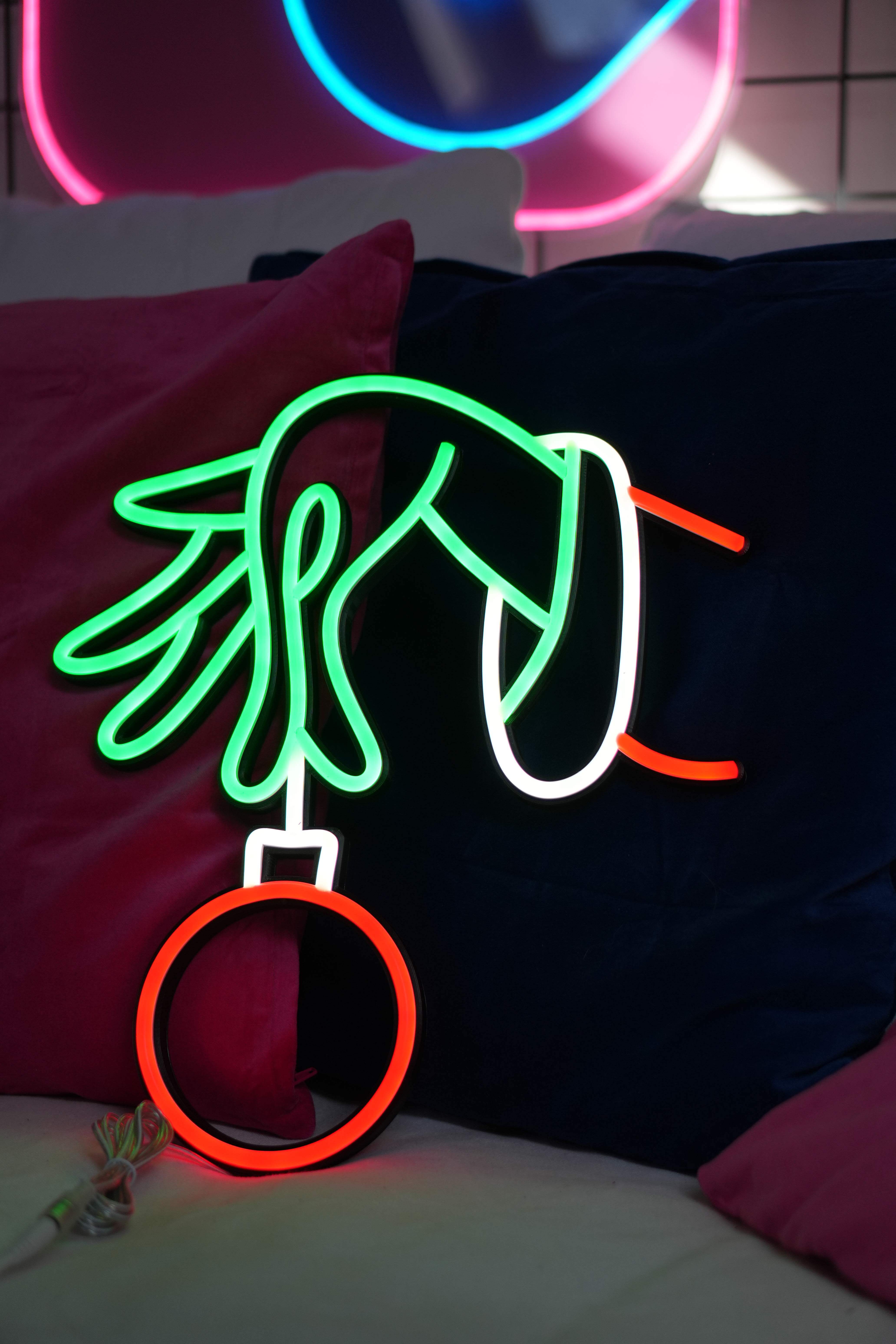 Grinchowa Łapa Neon LED