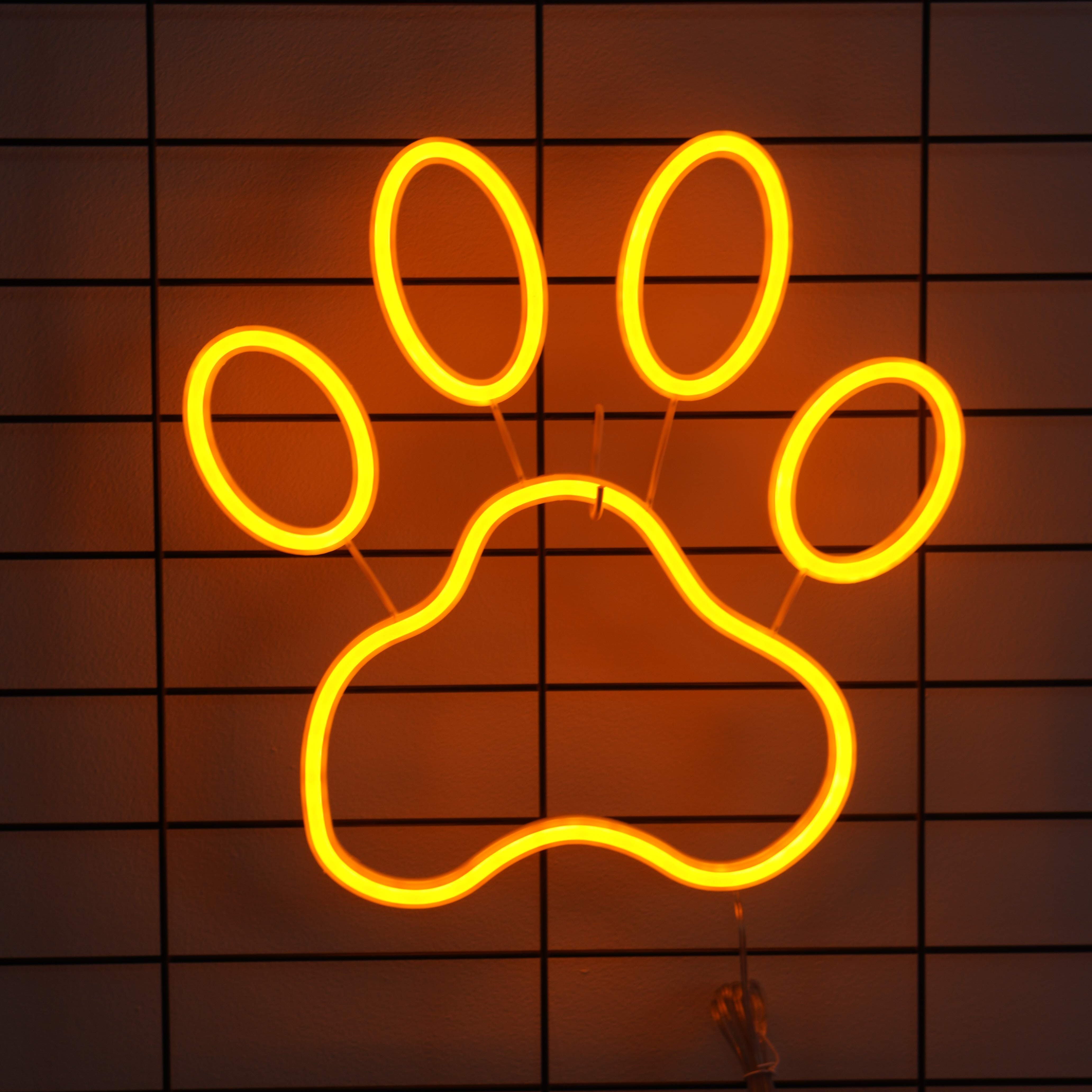 Łapka Pieska Neon LED