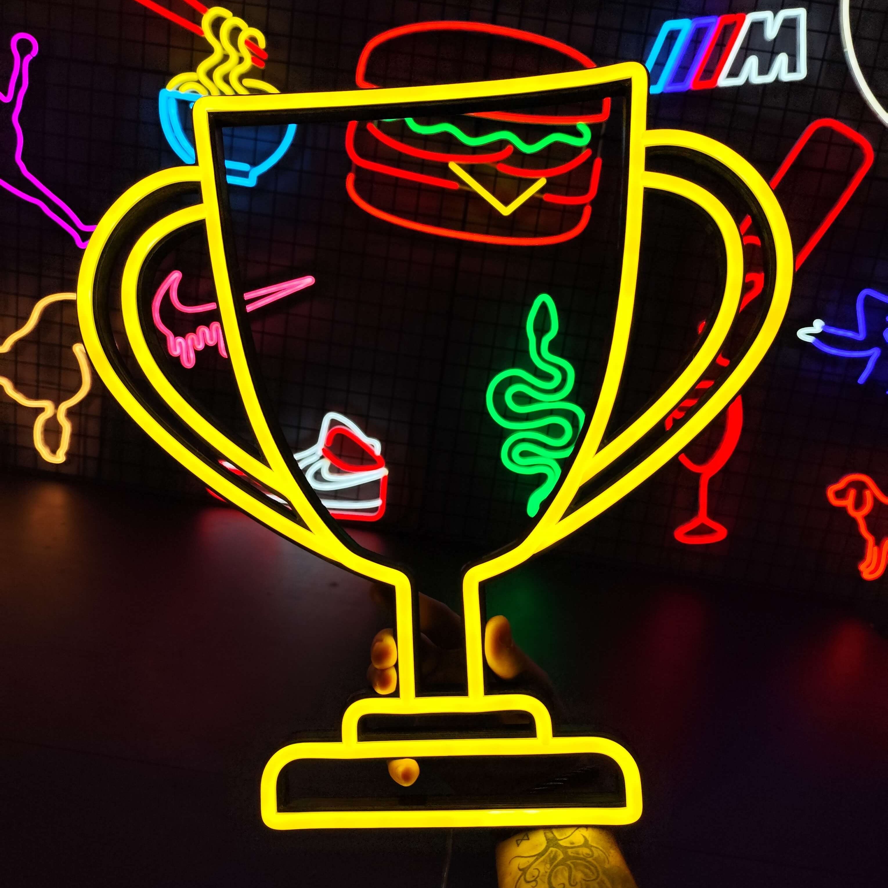 Puchar Neon LED